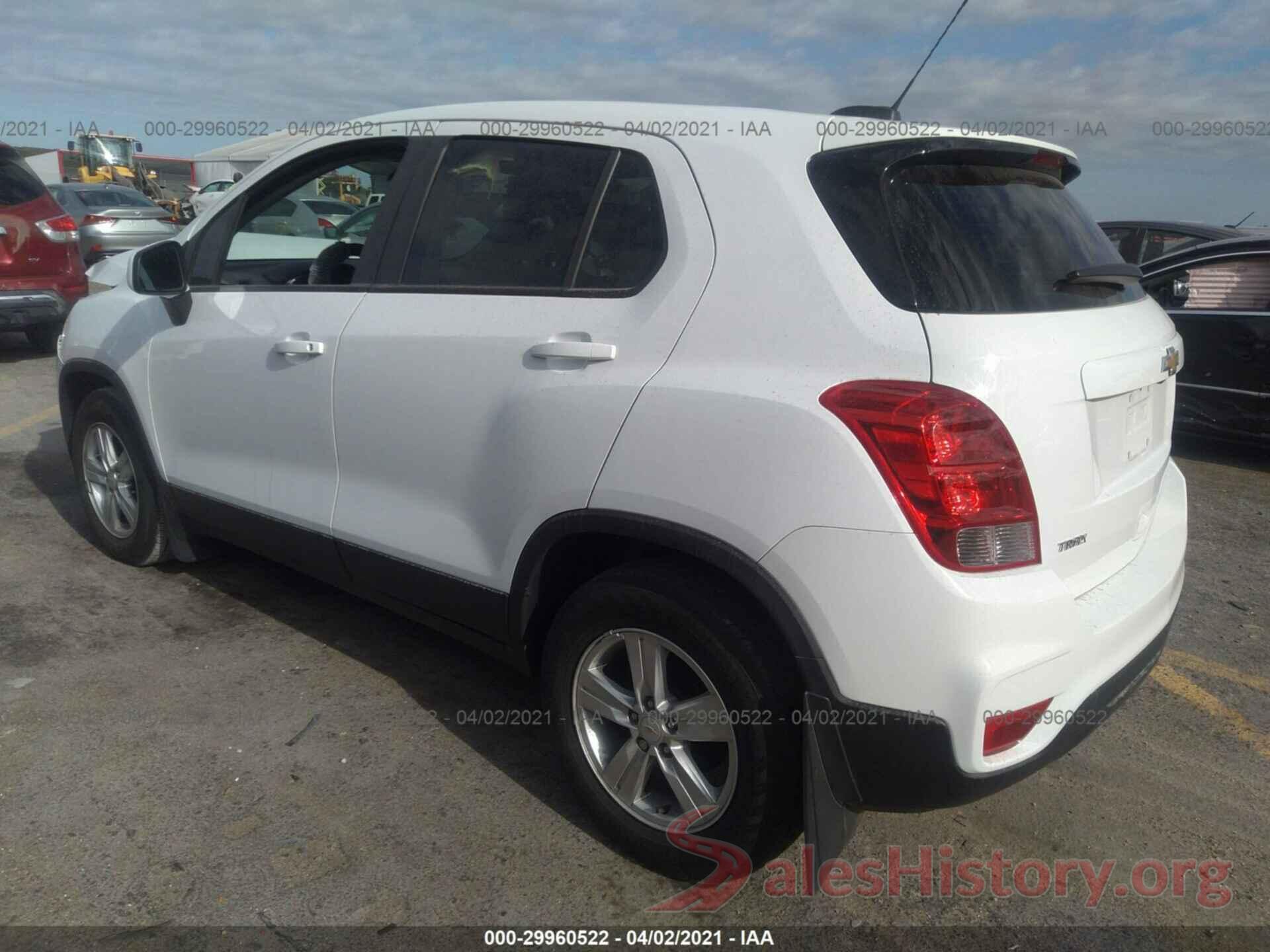 KL7CJKSB4LB083894 2020 CHEVROLET TRAX