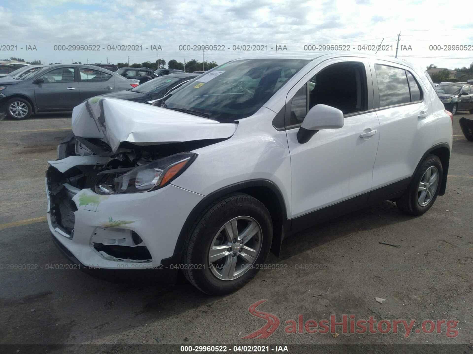 KL7CJKSB4LB083894 2020 CHEVROLET TRAX