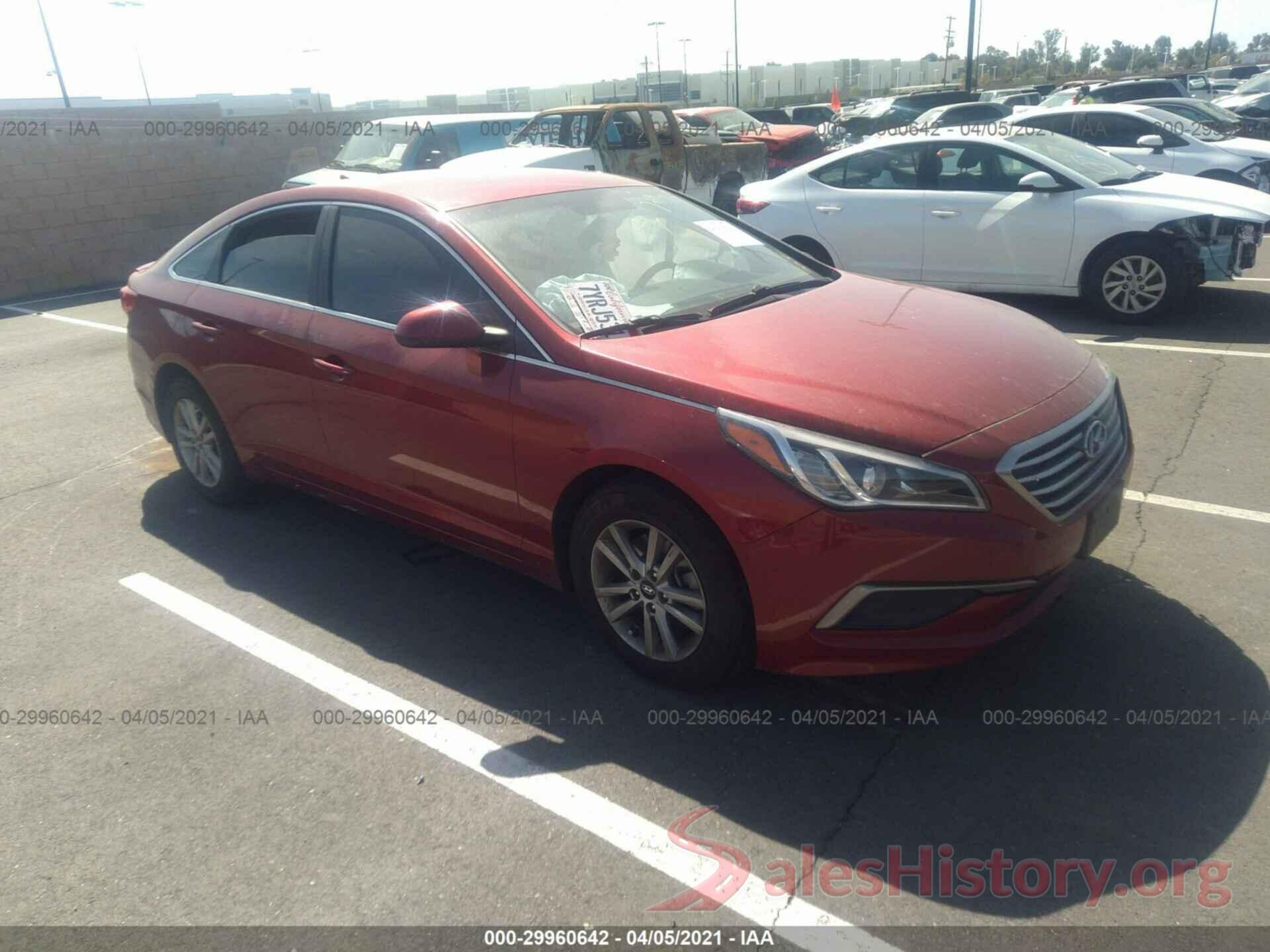 5NPE24AF1GH263122 2016 HYUNDAI SONATA