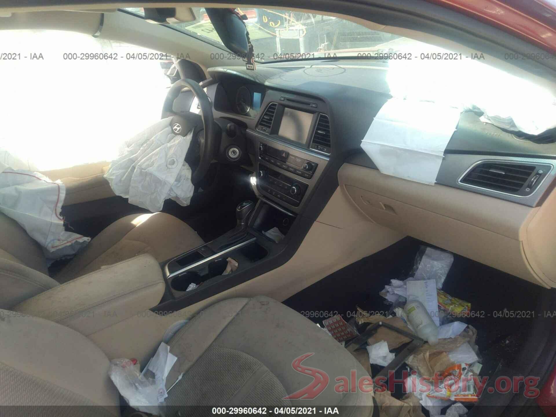 5NPE24AF1GH263122 2016 HYUNDAI SONATA