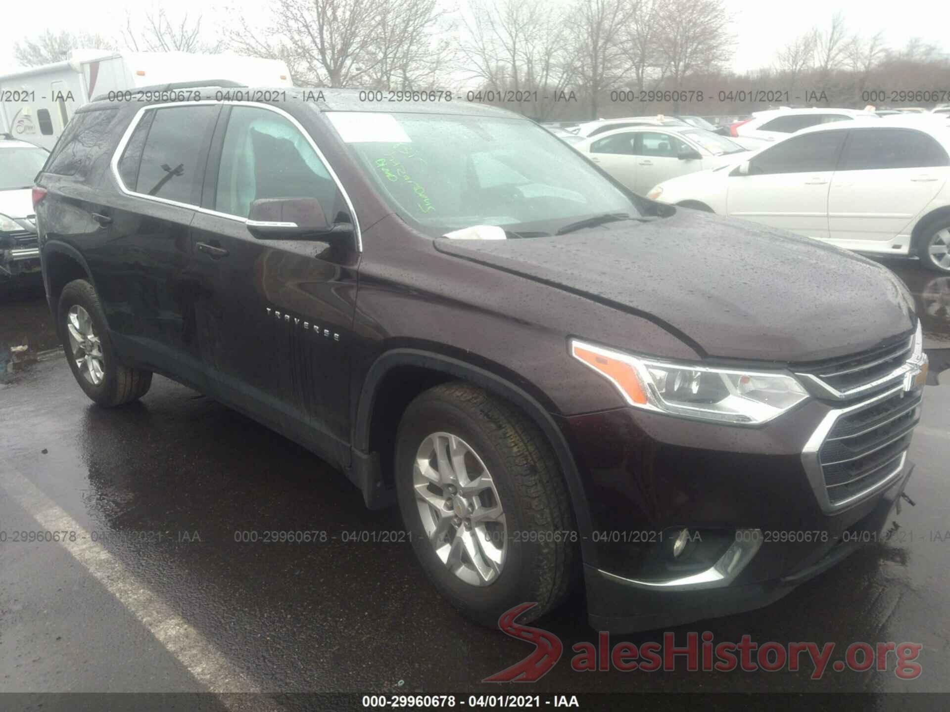 1GNERGKW3LJ171756 2020 CHEVROLET TRAVERSE