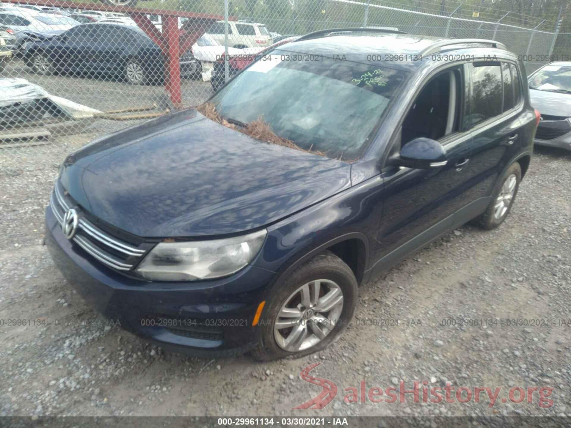 WVGAV7AX0GW575986 2016 VOLKSWAGEN TIGUAN