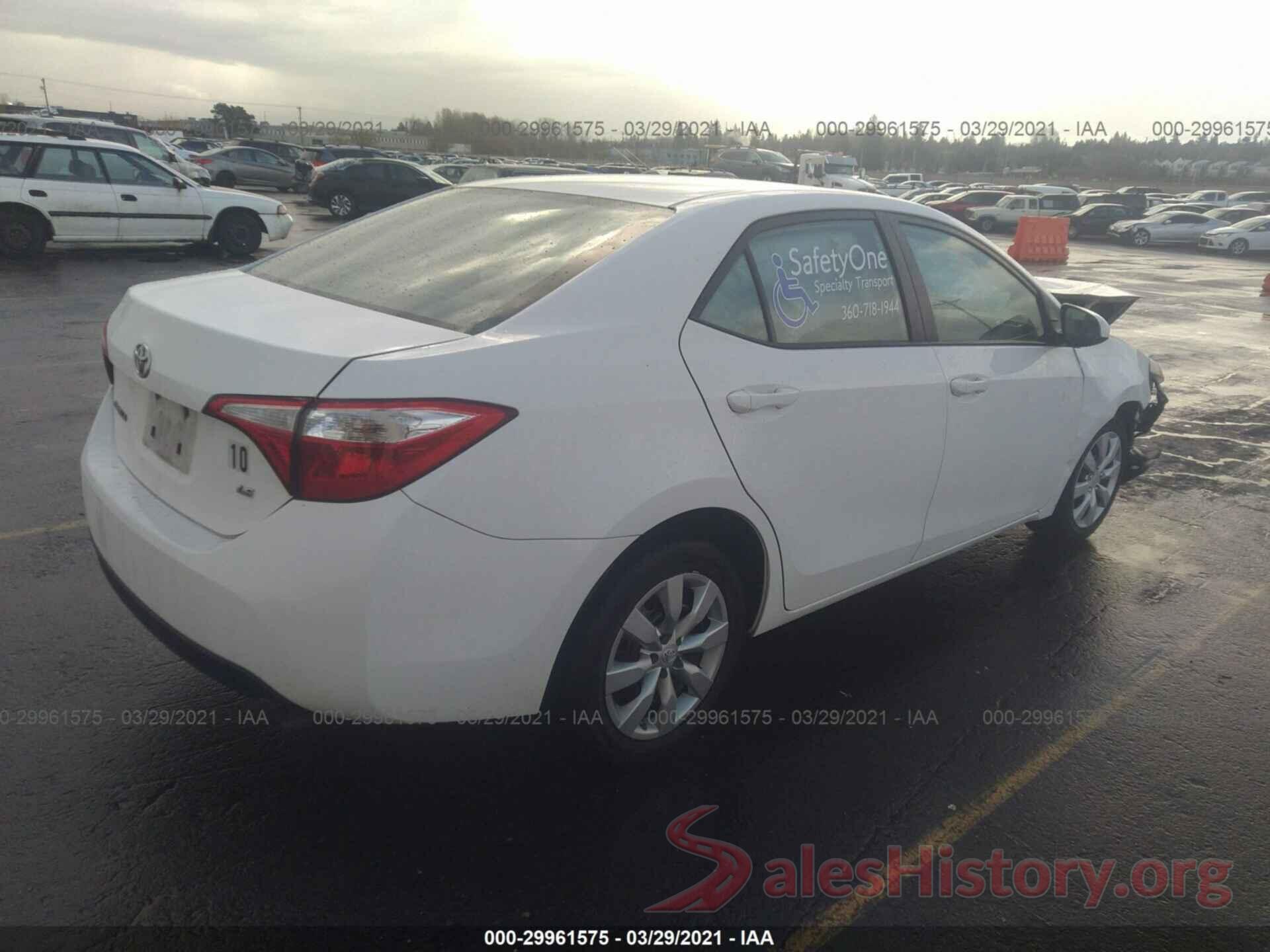 2T1BURHE5GC687283 2016 TOYOTA COROLLA