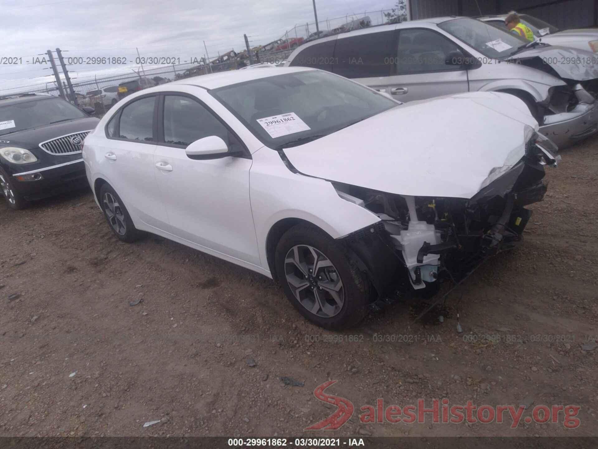 3KPF24AD8ME295312 2021 KIA FORTE