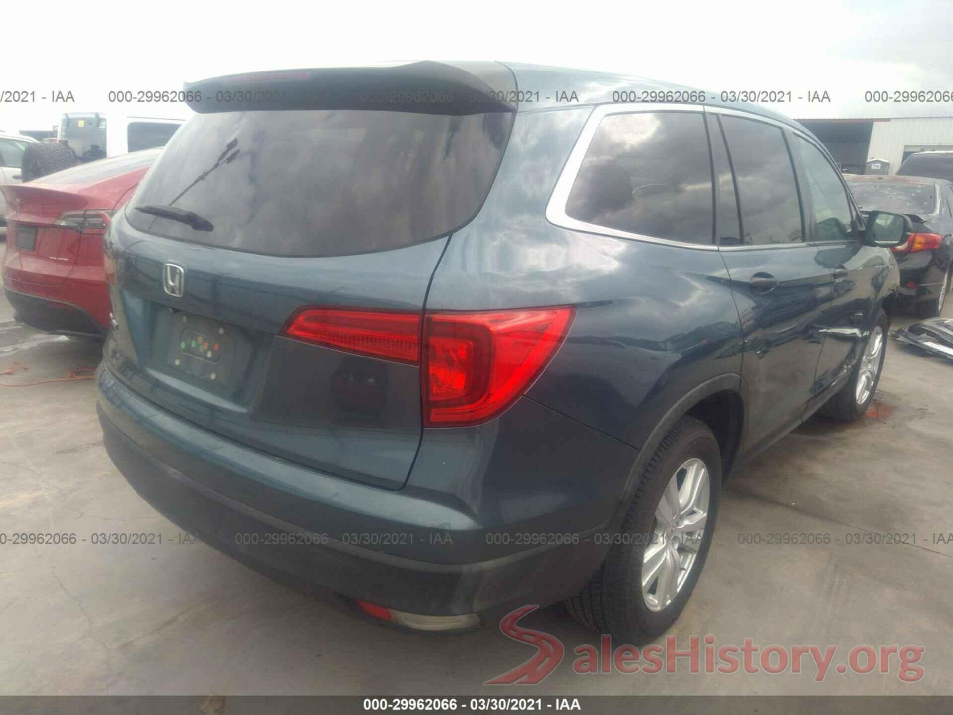 5FNYF5H16GB023788 2016 HONDA PILOT