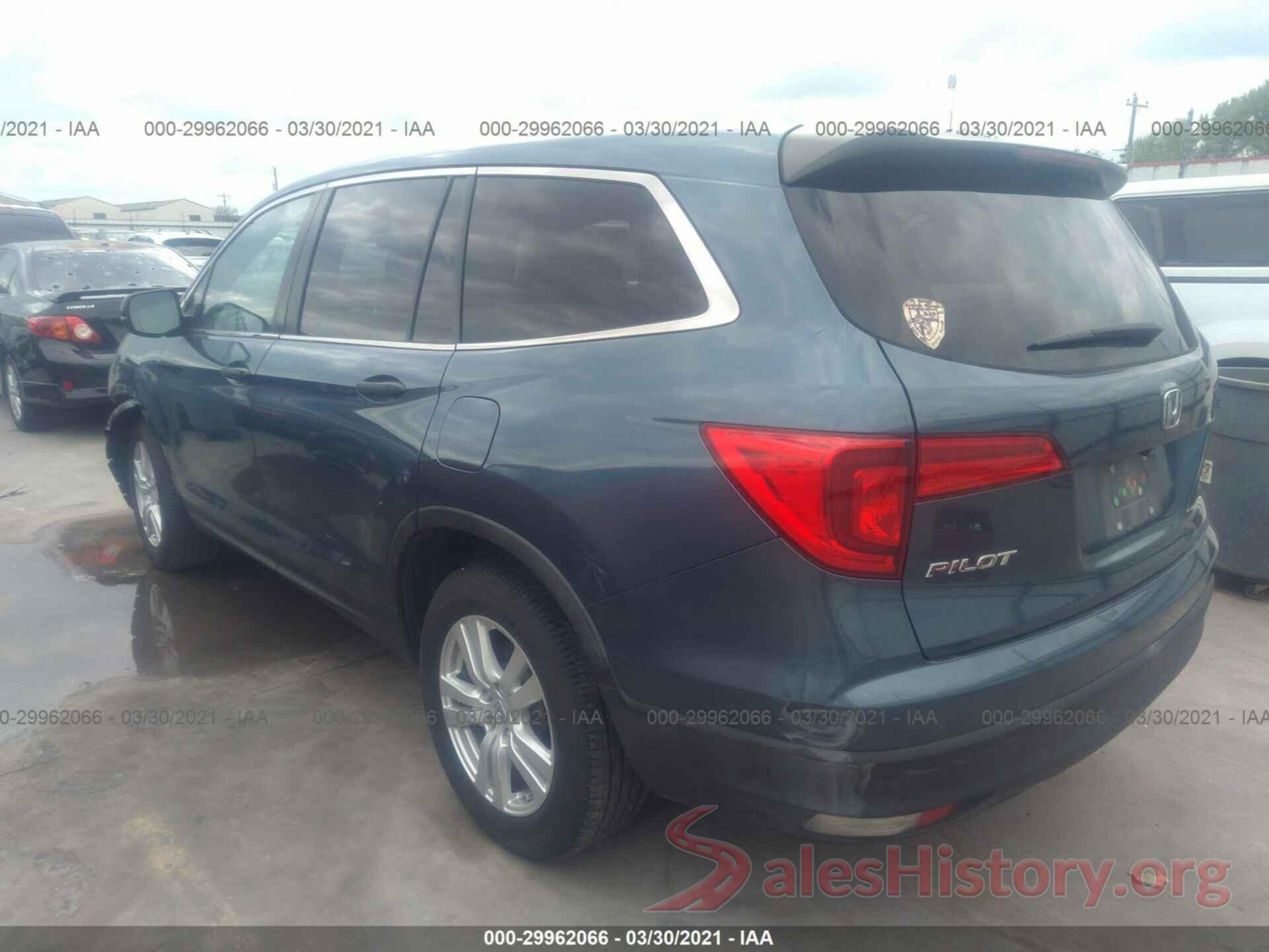 5FNYF5H16GB023788 2016 HONDA PILOT