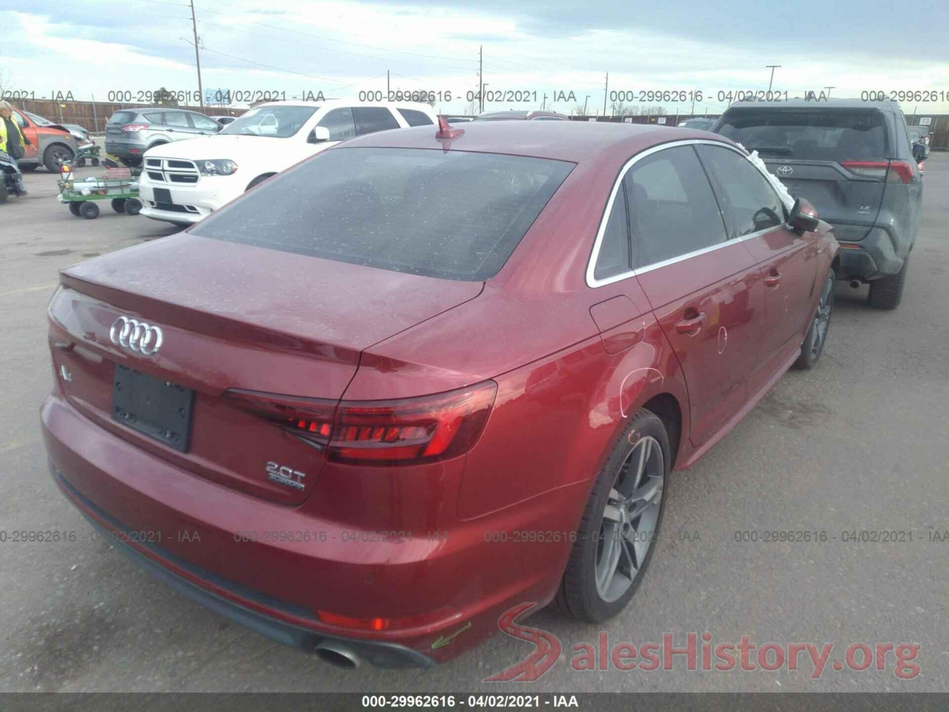 WAUENAF43JA108337 2018 AUDI A4