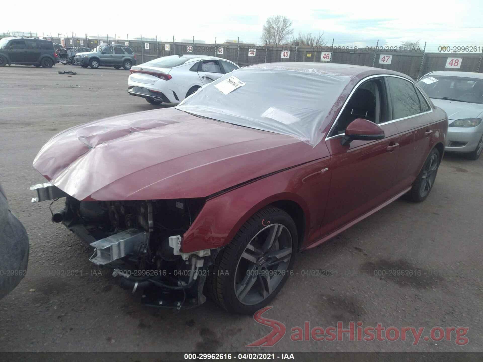 WAUENAF43JA108337 2018 AUDI A4