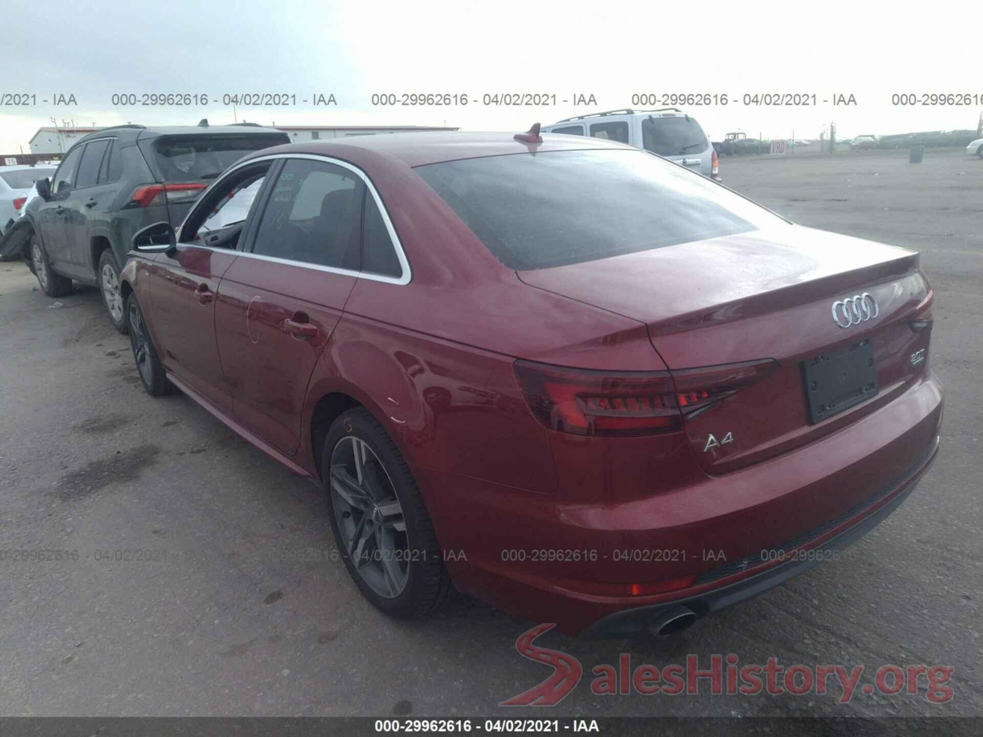 WAUENAF43JA108337 2018 AUDI A4