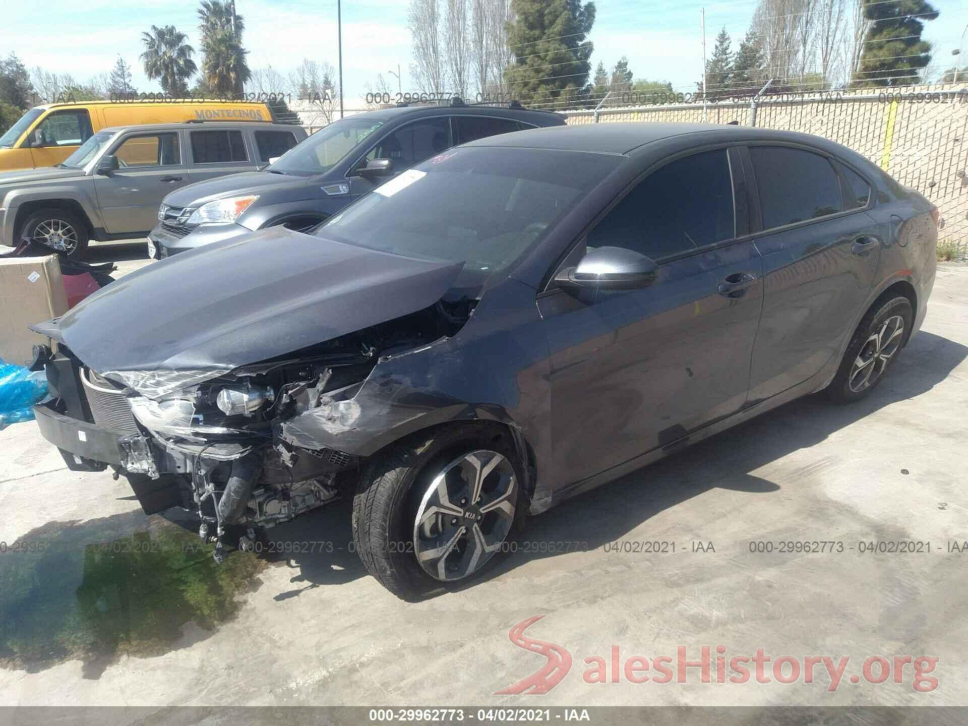 3KPF24AD6LE212409 2020 KIA FORTE