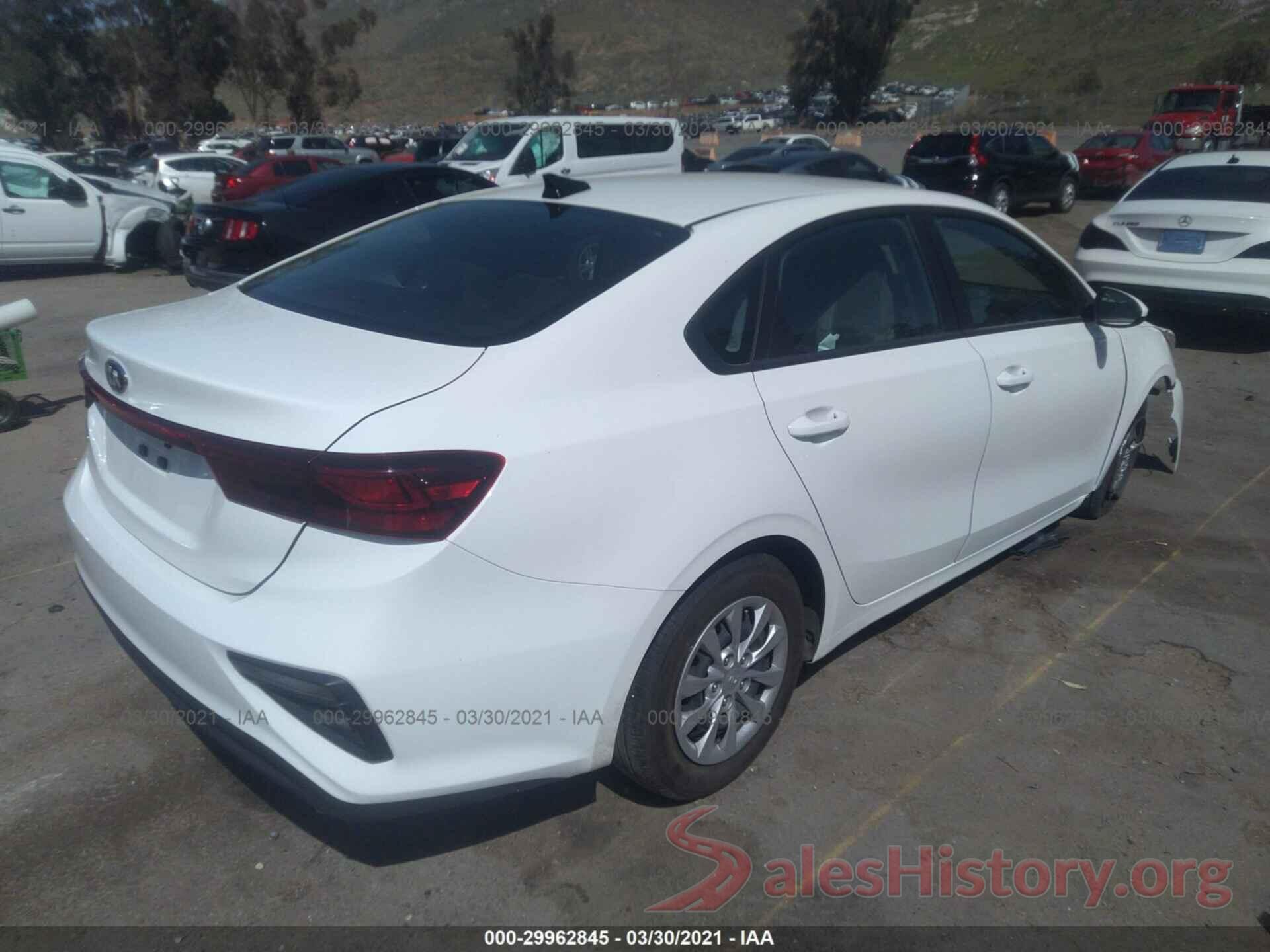 3KPF24AD1LE203391 2020 KIA FORTE