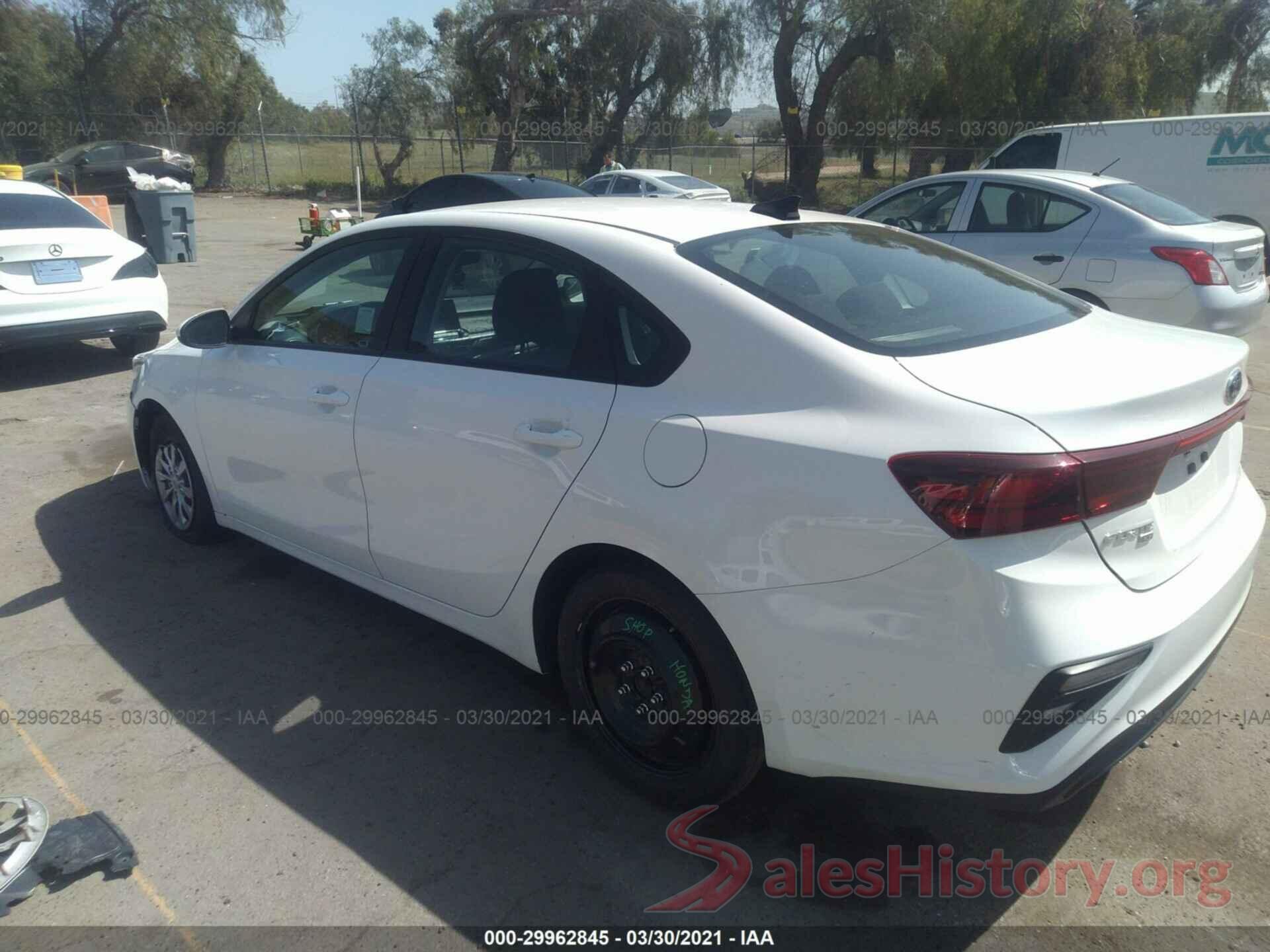 3KPF24AD1LE203391 2020 KIA FORTE