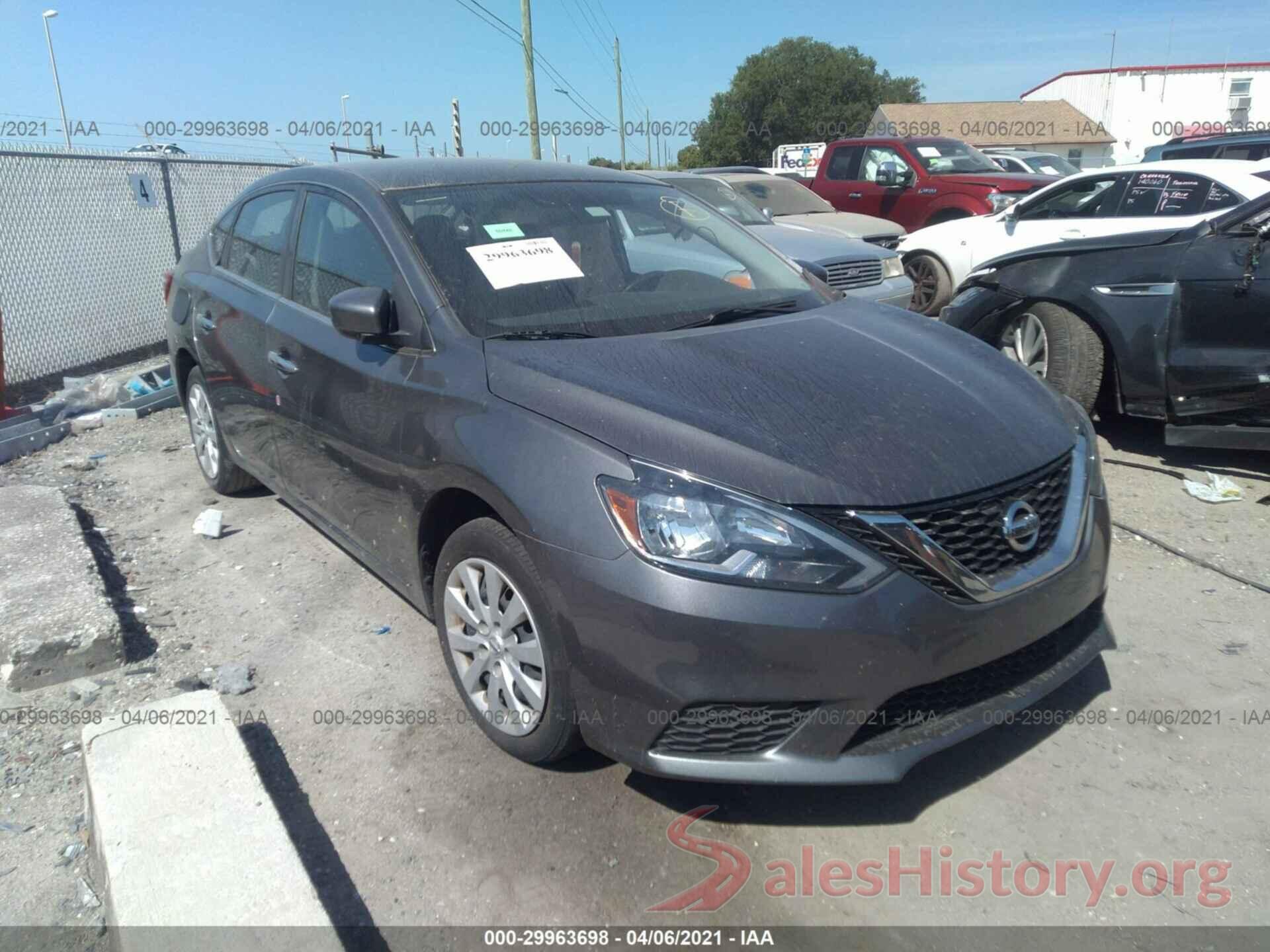 3N1AB7AP6KY298889 2019 NISSAN SENTRA