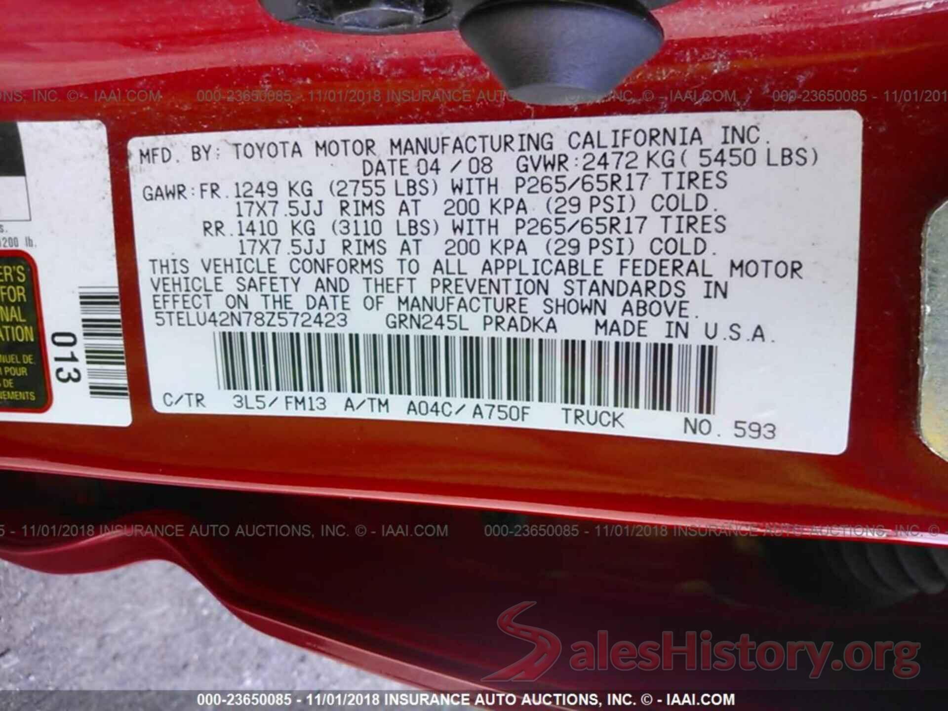 5FNYF5H82GB029777 2016 HONDA PILOT