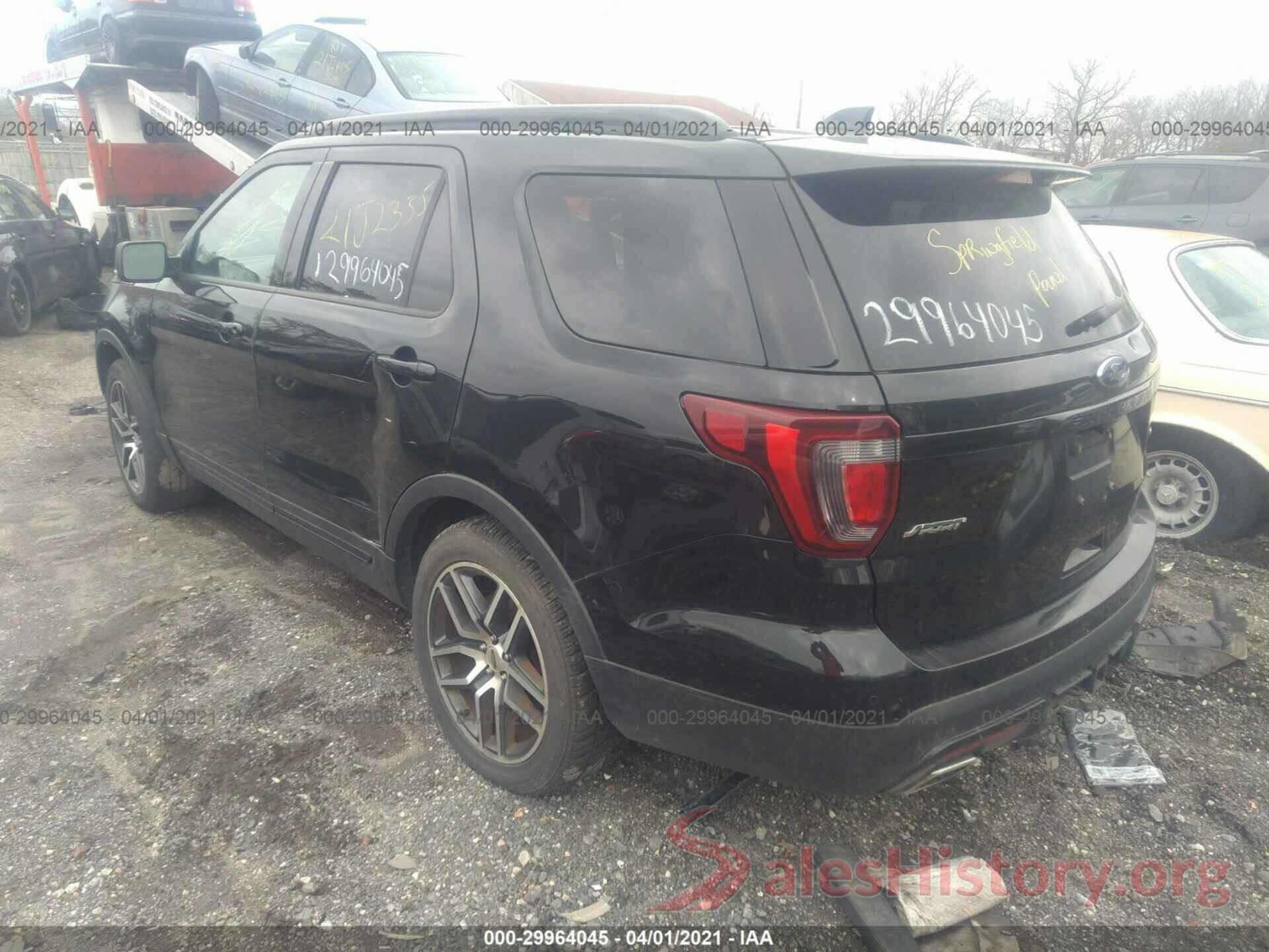 1FM5K8GT9GGB08547 2016 FORD EXPLORER