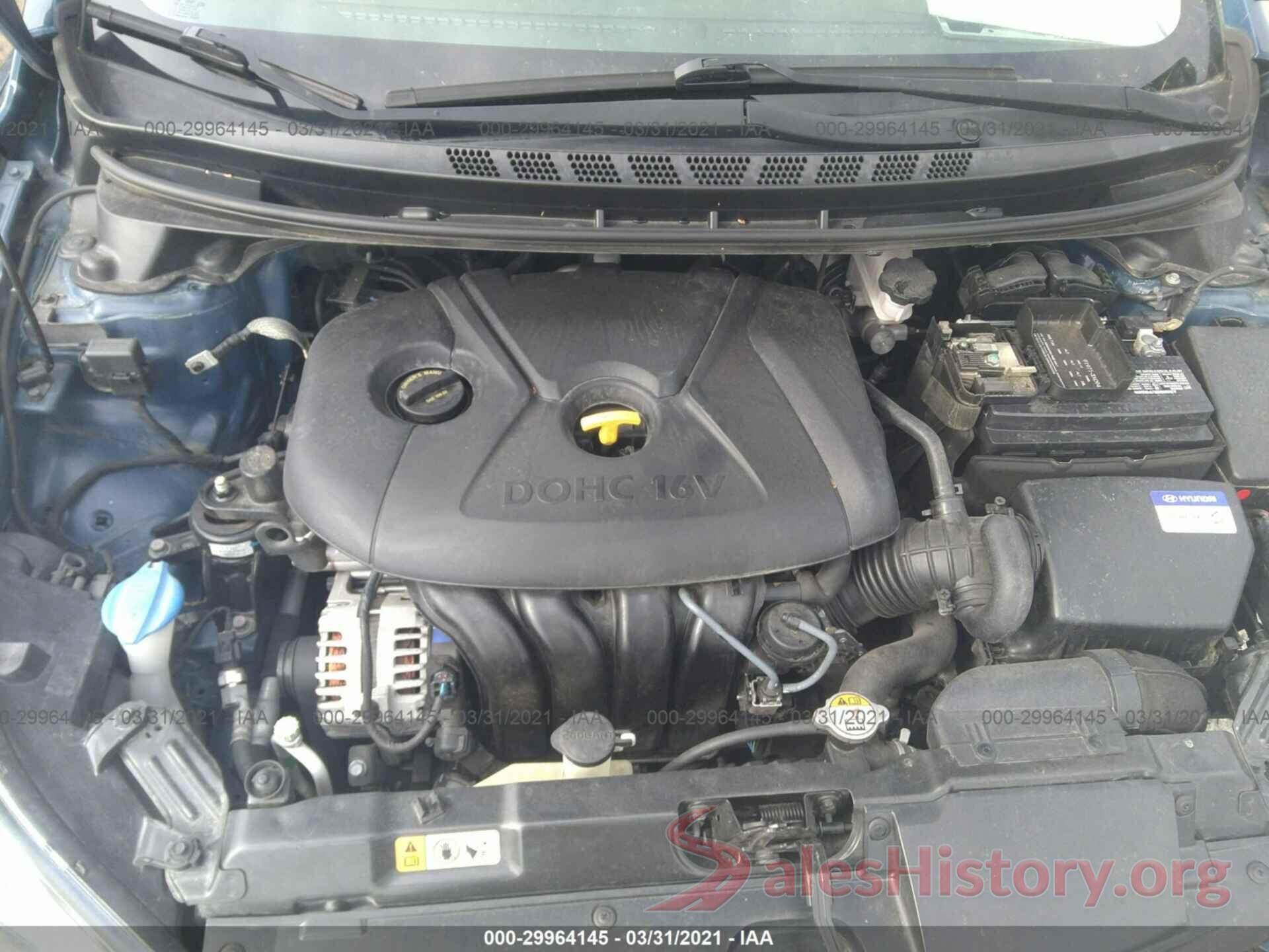 KMHDH4AE8GU480671 2016 HYUNDAI ELANTRA