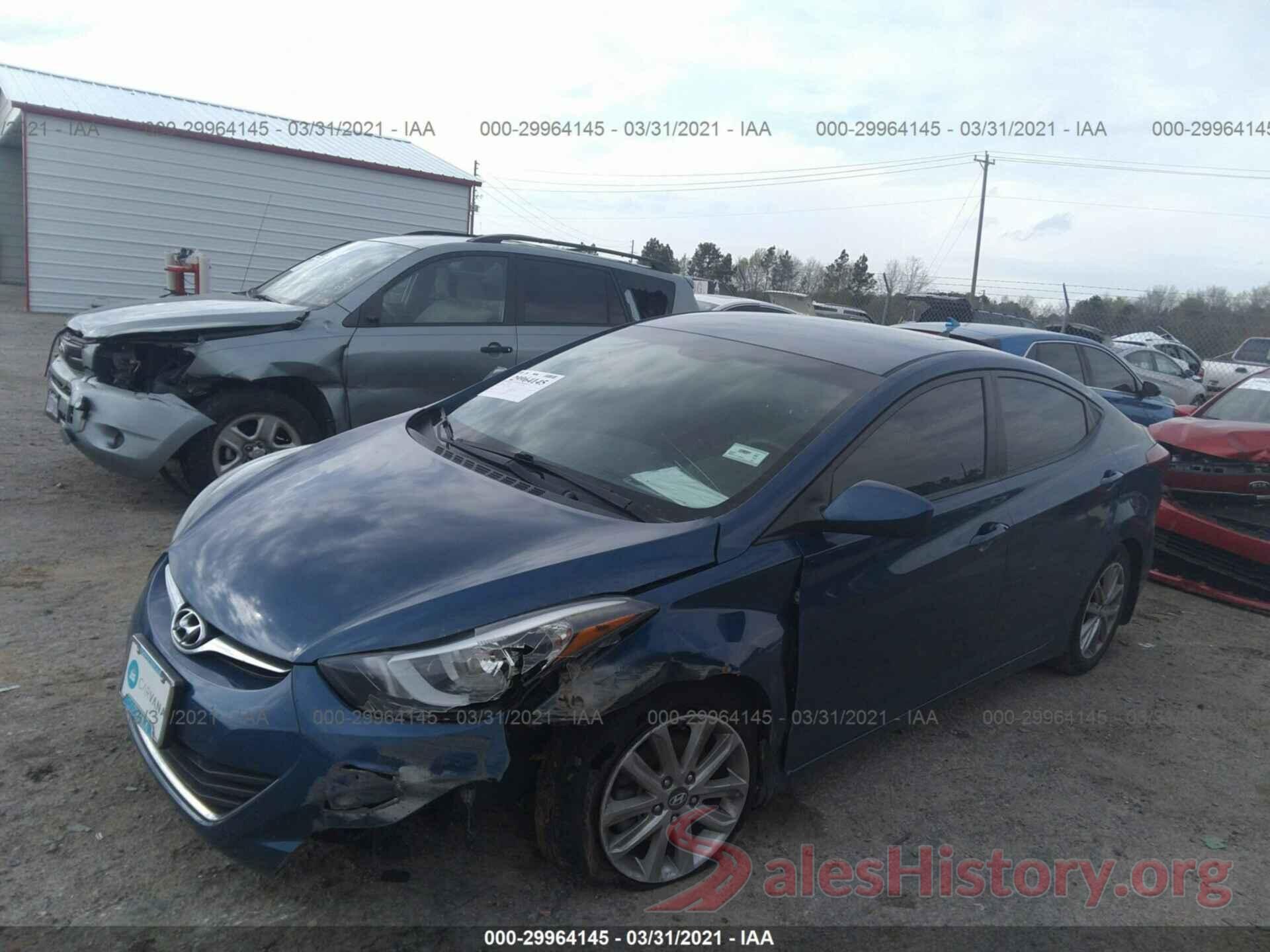 KMHDH4AE8GU480671 2016 HYUNDAI ELANTRA