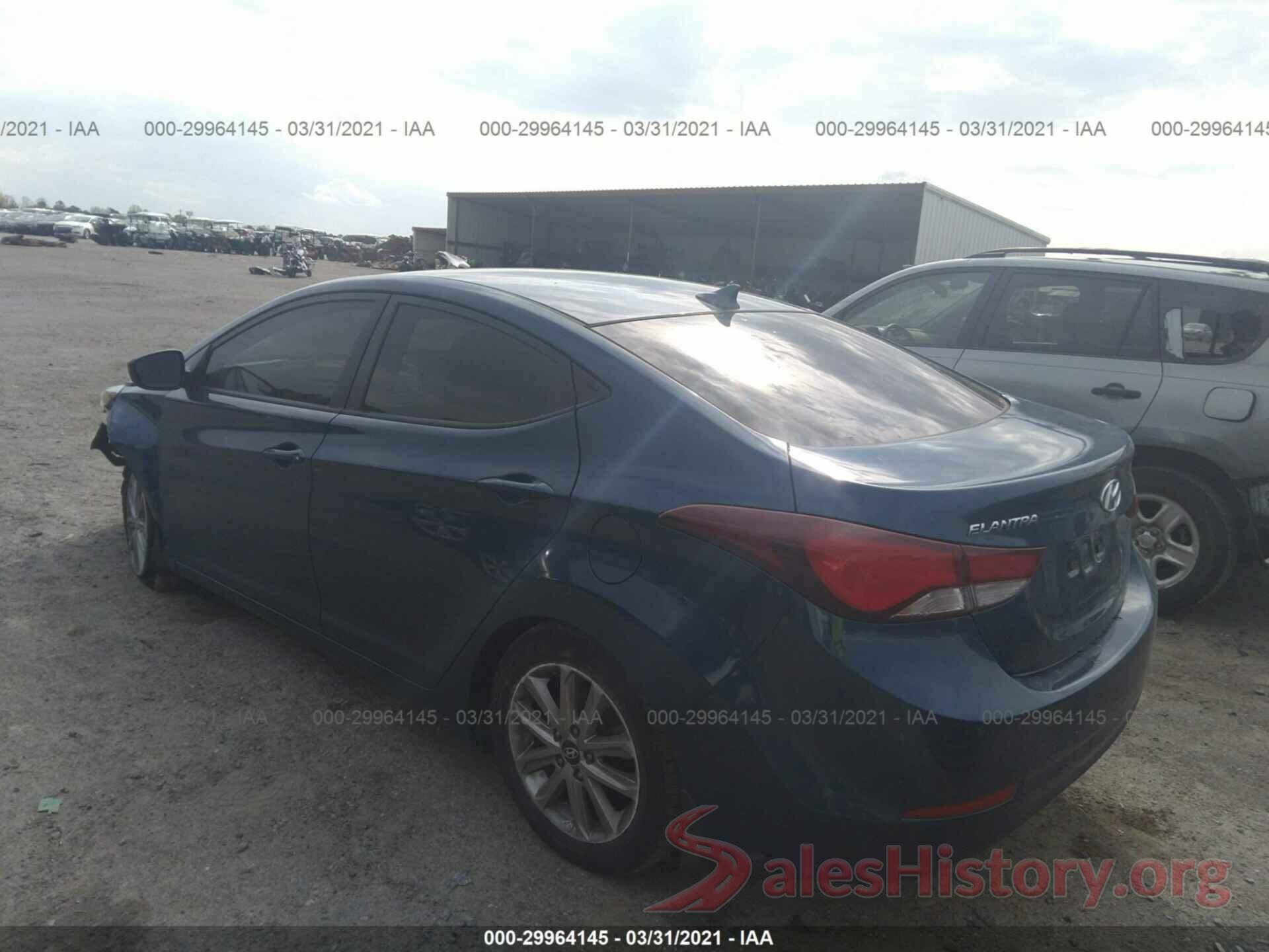 KMHDH4AE8GU480671 2016 HYUNDAI ELANTRA