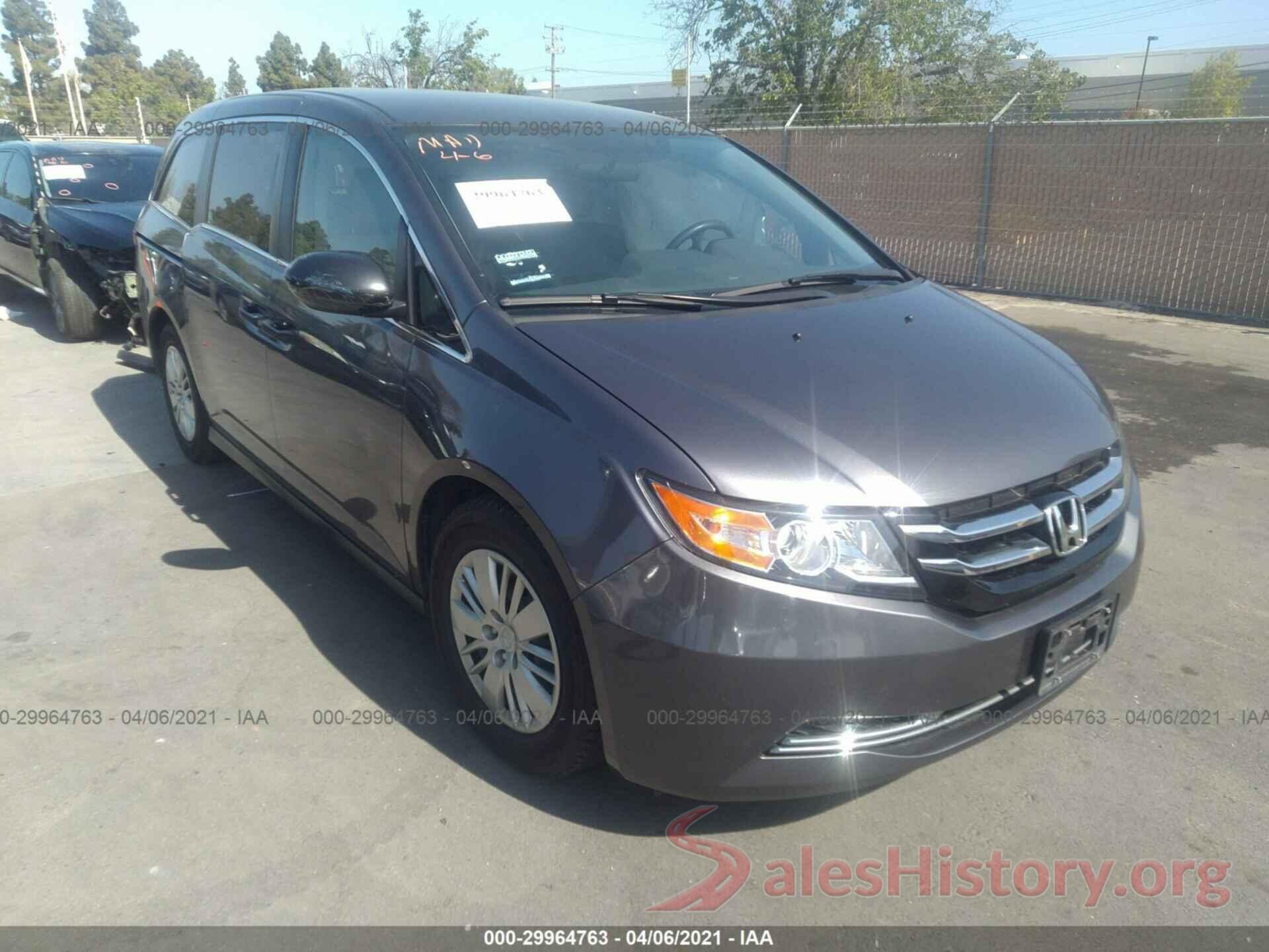 5FNRL5H26GB099369 2016 HONDA ODYSSEY