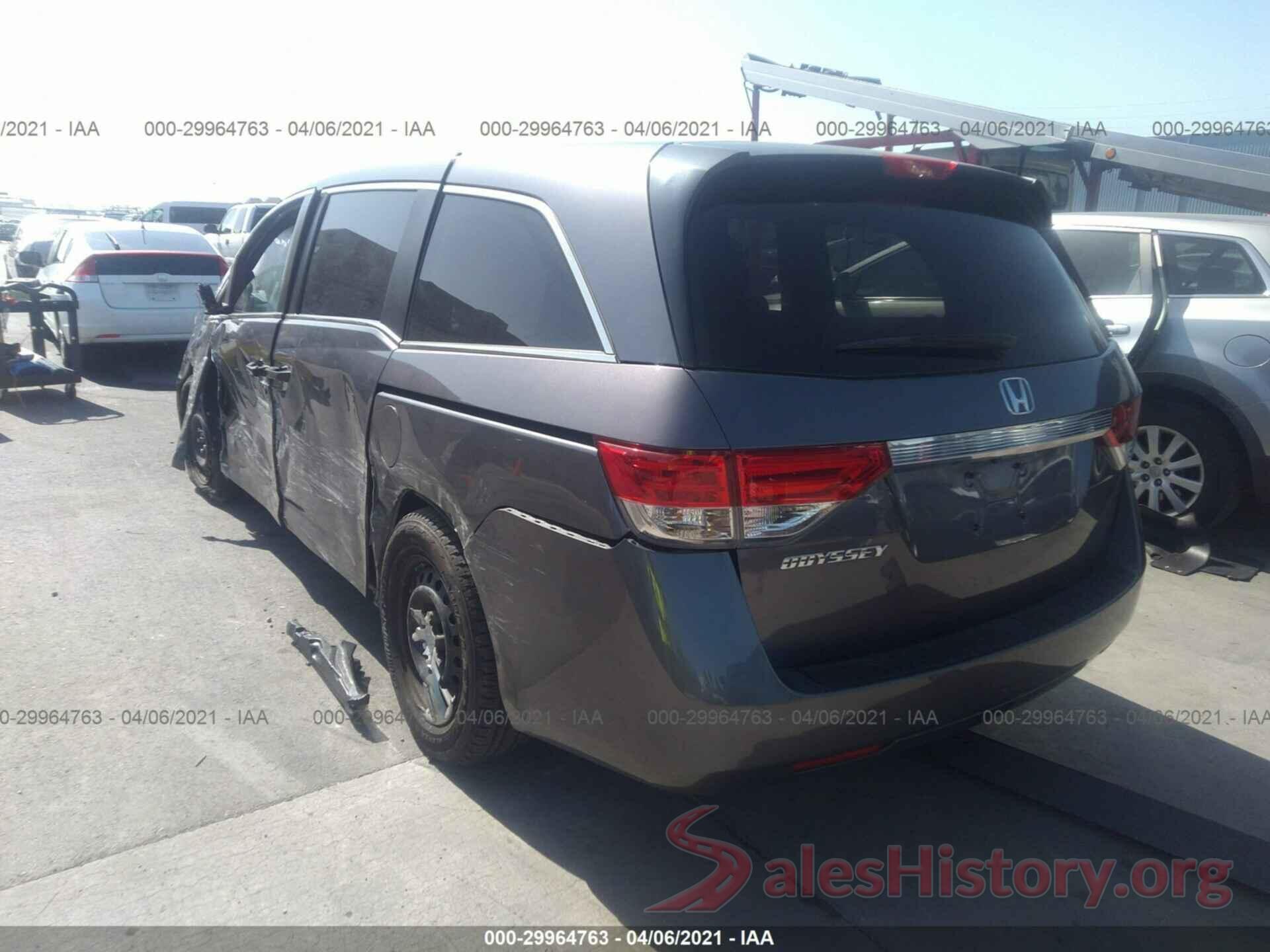 5FNRL5H26GB099369 2016 HONDA ODYSSEY