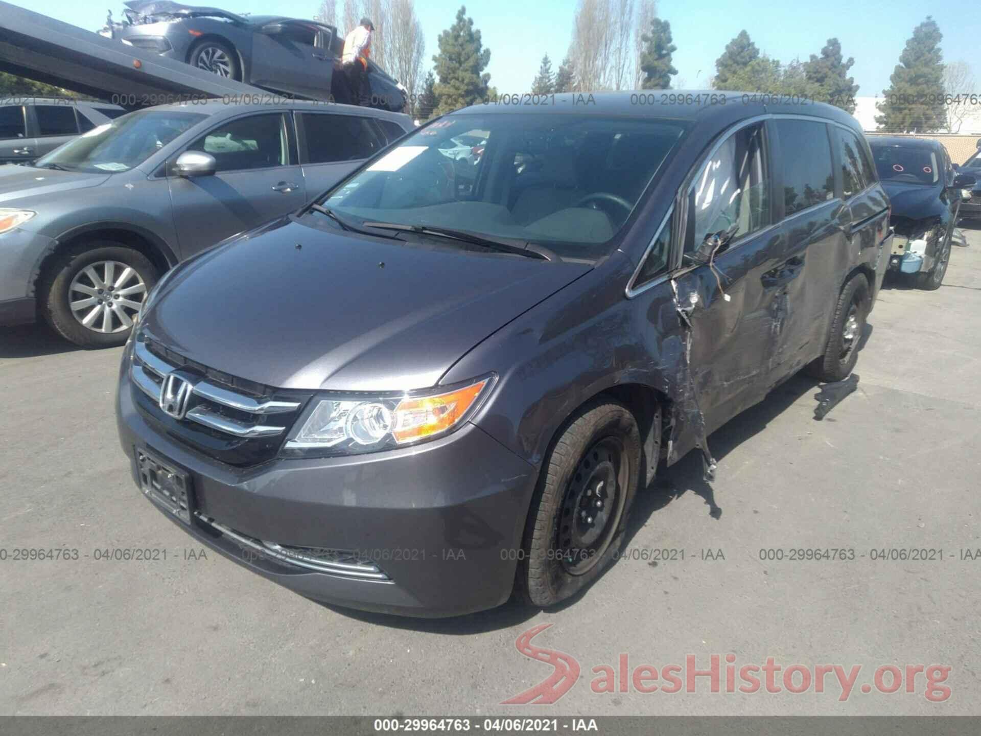 5FNRL5H26GB099369 2016 HONDA ODYSSEY