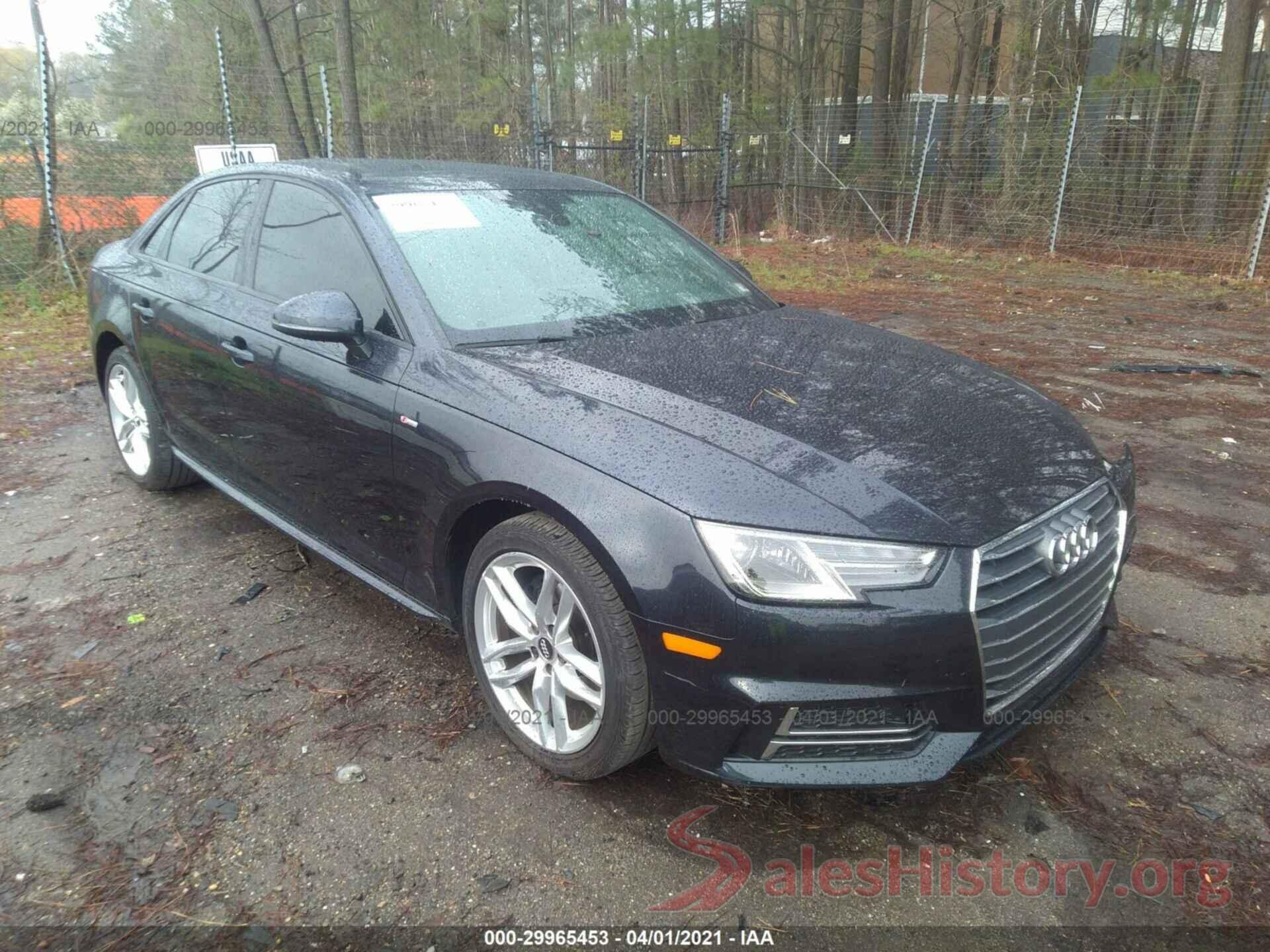 WAUKMAF40HN059851 2017 AUDI A4