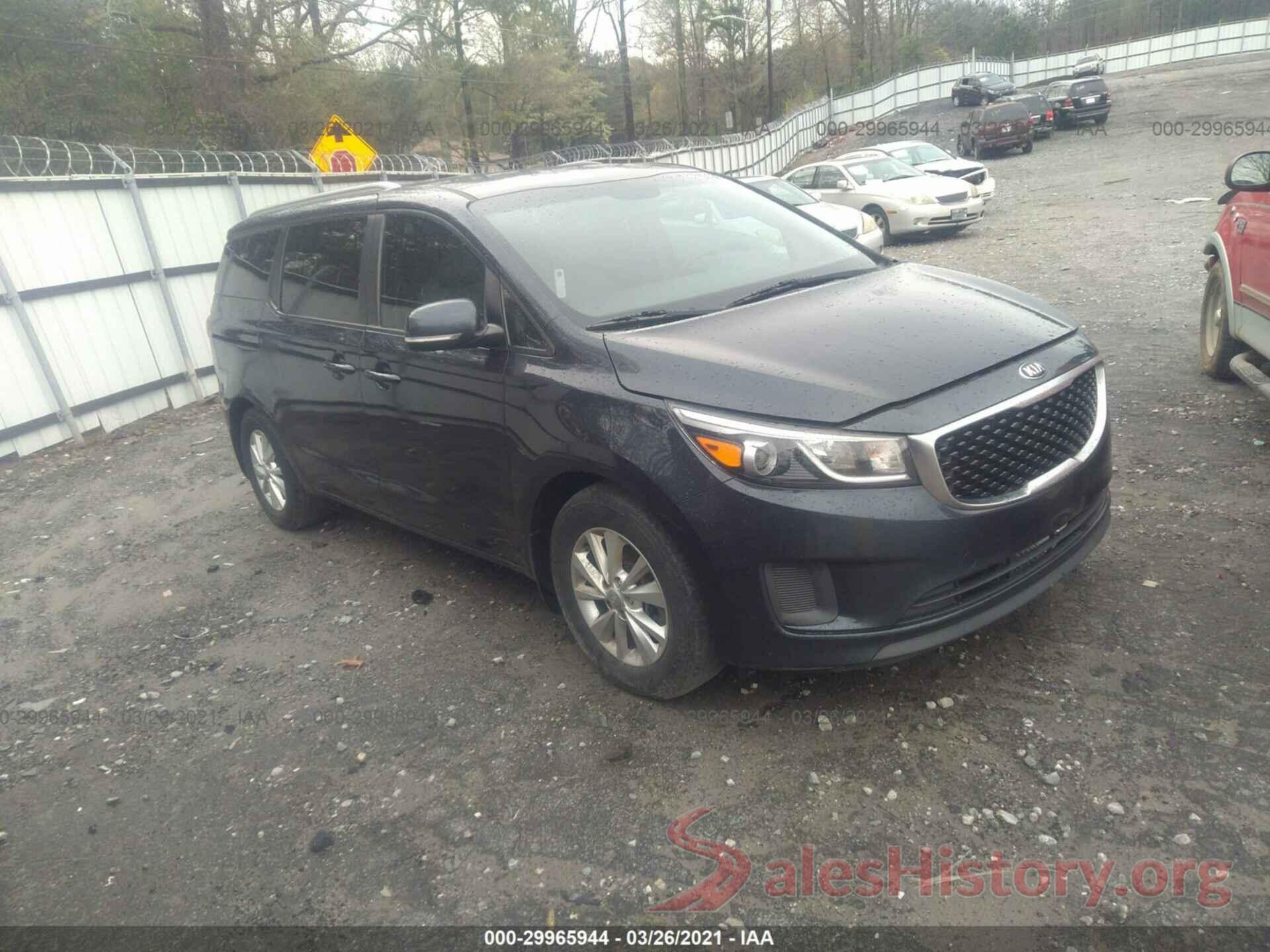 KNDMB5C10G6179452 2016 KIA SEDONA