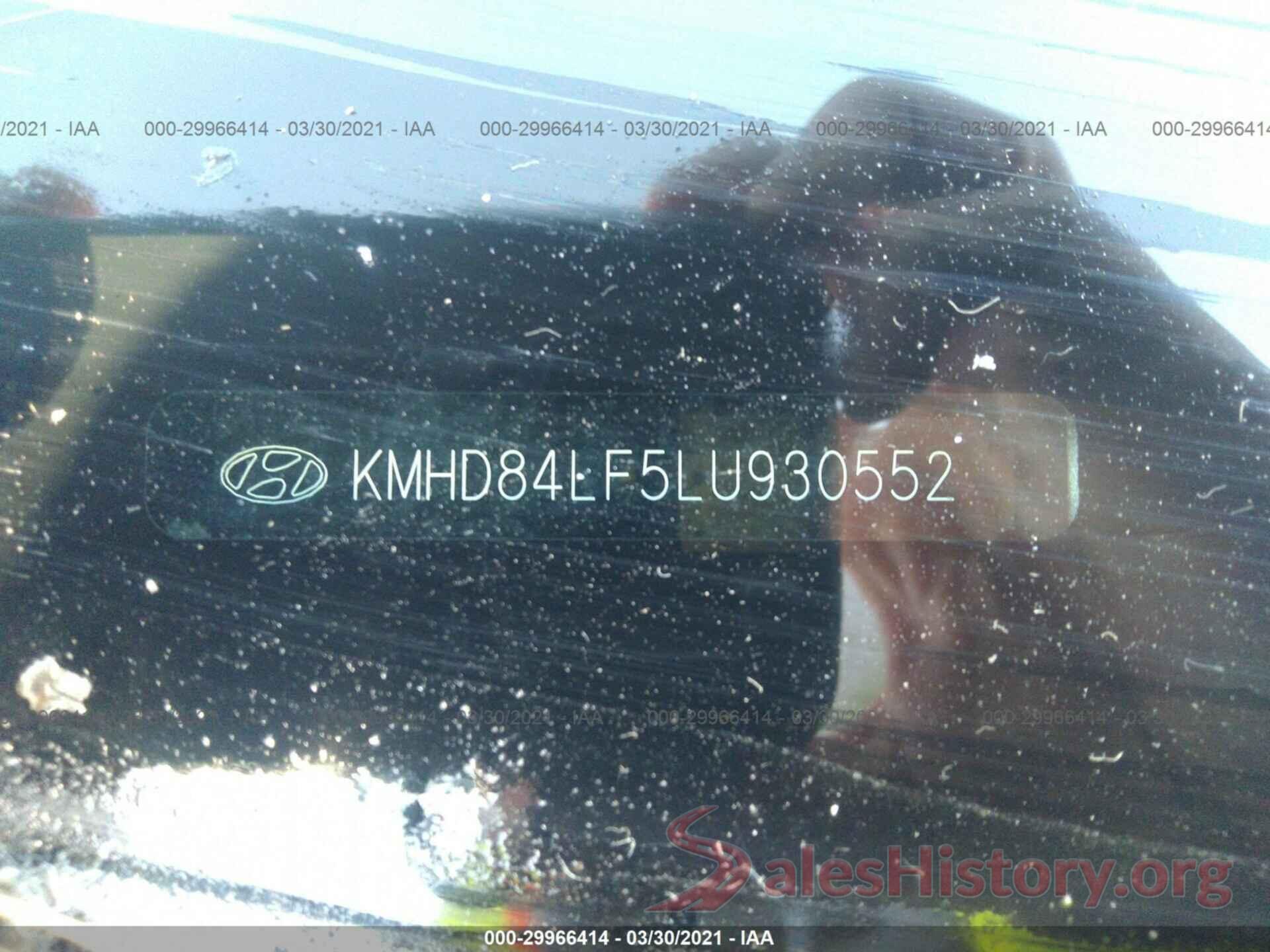 KMHD84LF5LU930552 2020 HYUNDAI ELANTRA