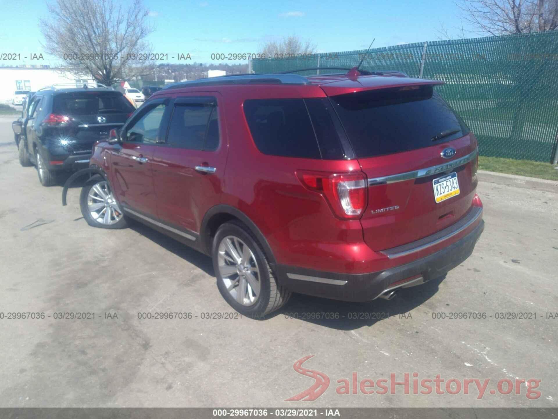 1FM5K8FH0KGA67828 2019 FORD EXPLORER