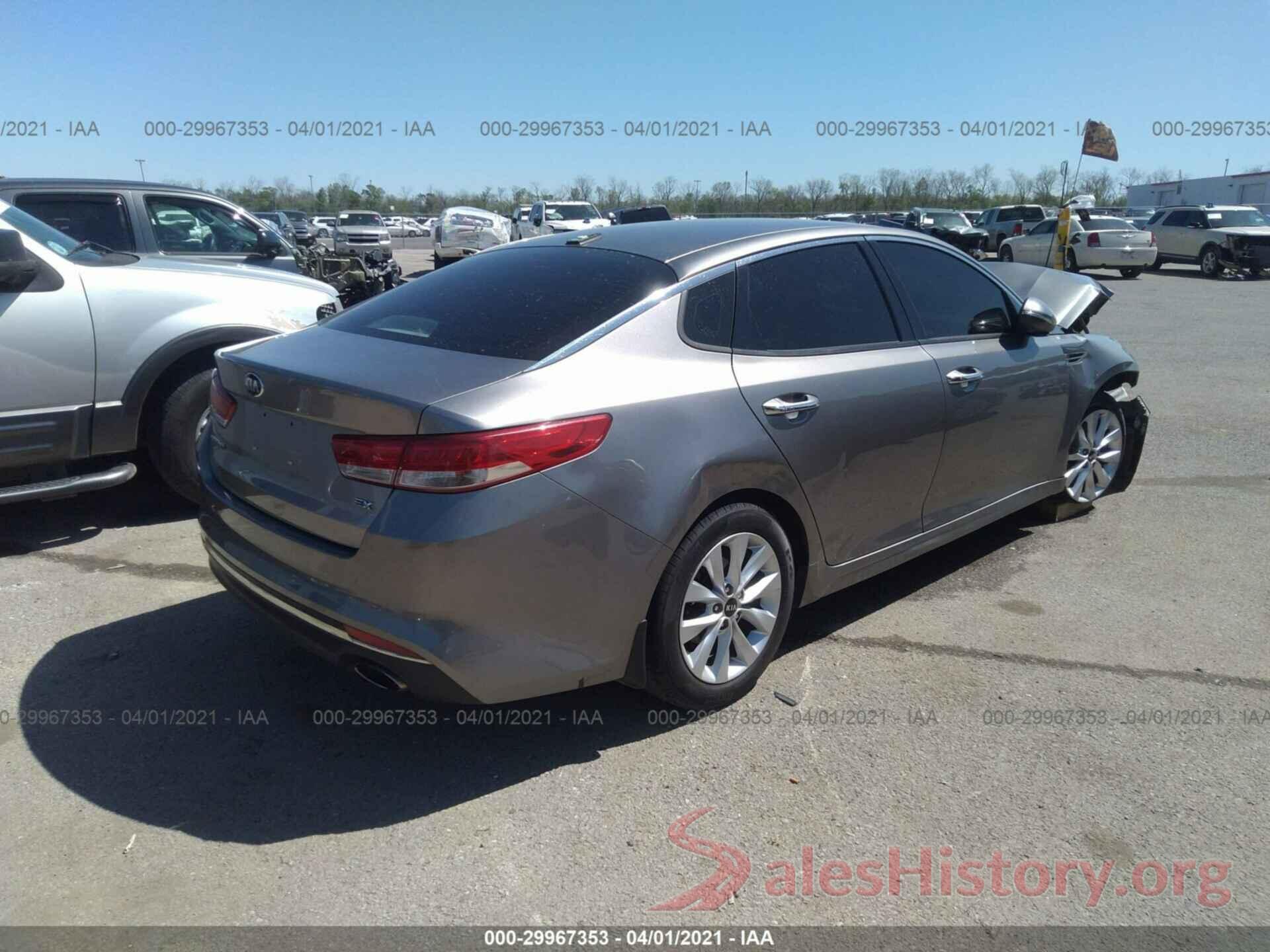 5XXGU4L38GG104132 2016 KIA OPTIMA