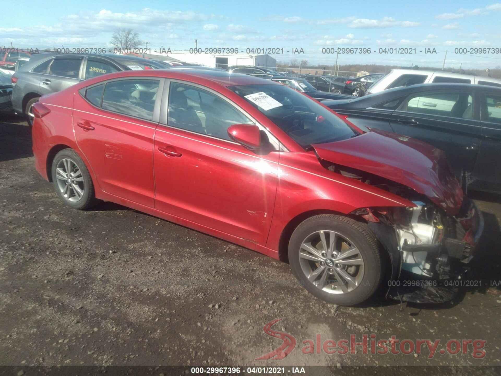 5NPD84LF6HH118988 2017 HYUNDAI ELANTRA