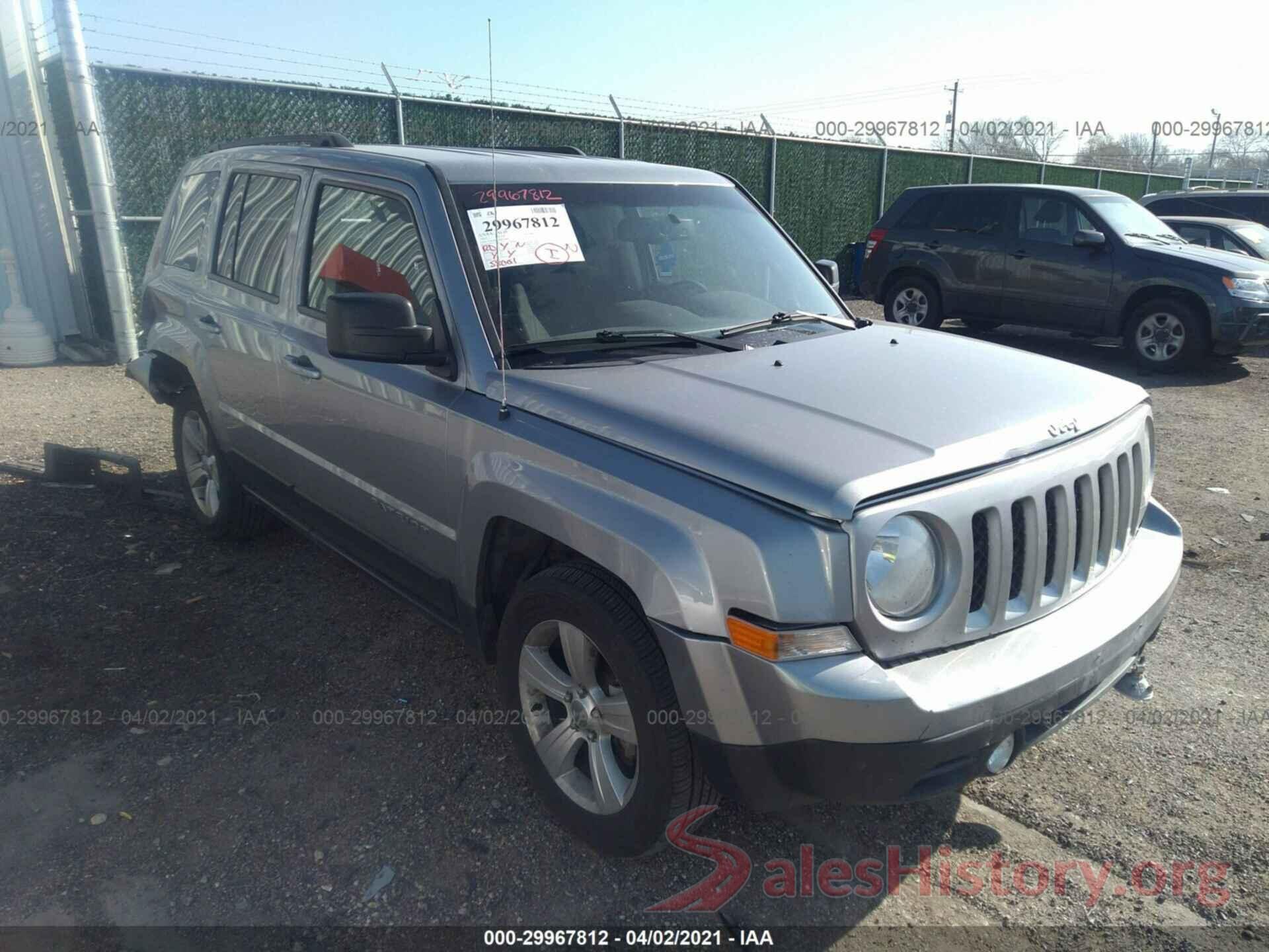 1C4NJRFB4HD174092 2017 JEEP PATRIOT