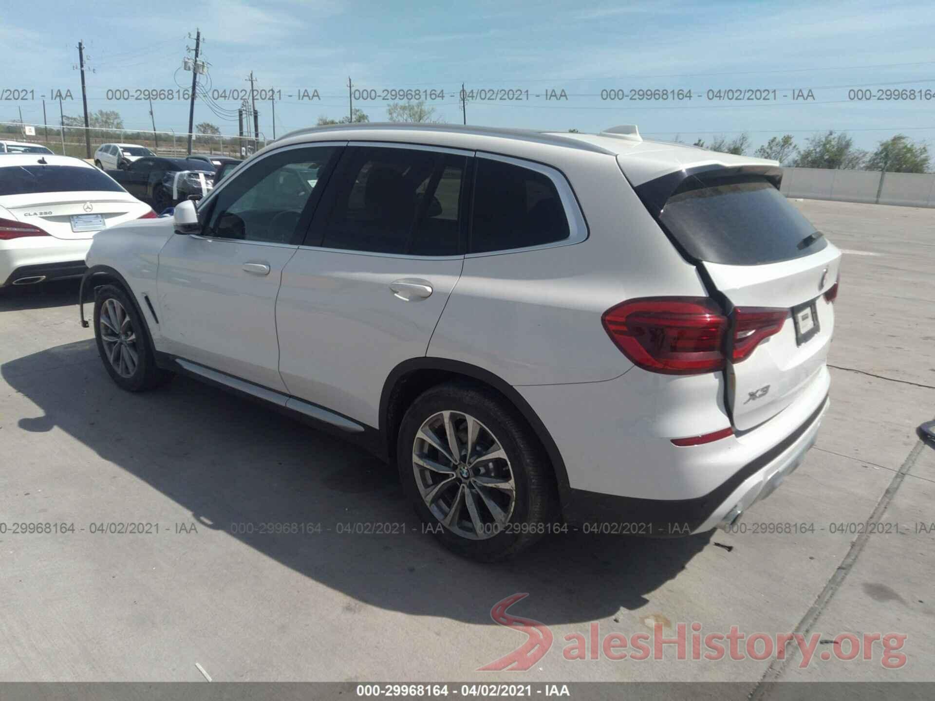 5UXTR7C56KLR46896 2019 BMW X3