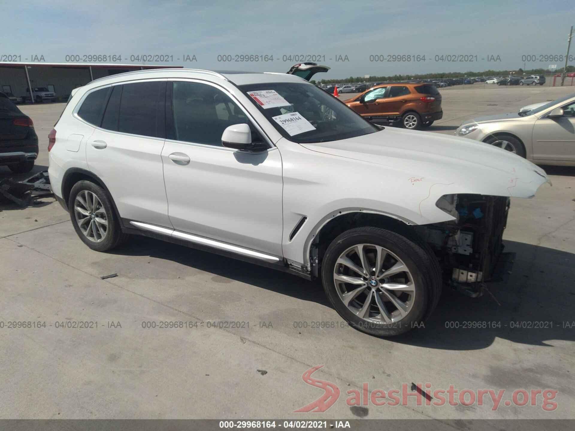 5UXTR7C56KLR46896 2019 BMW X3