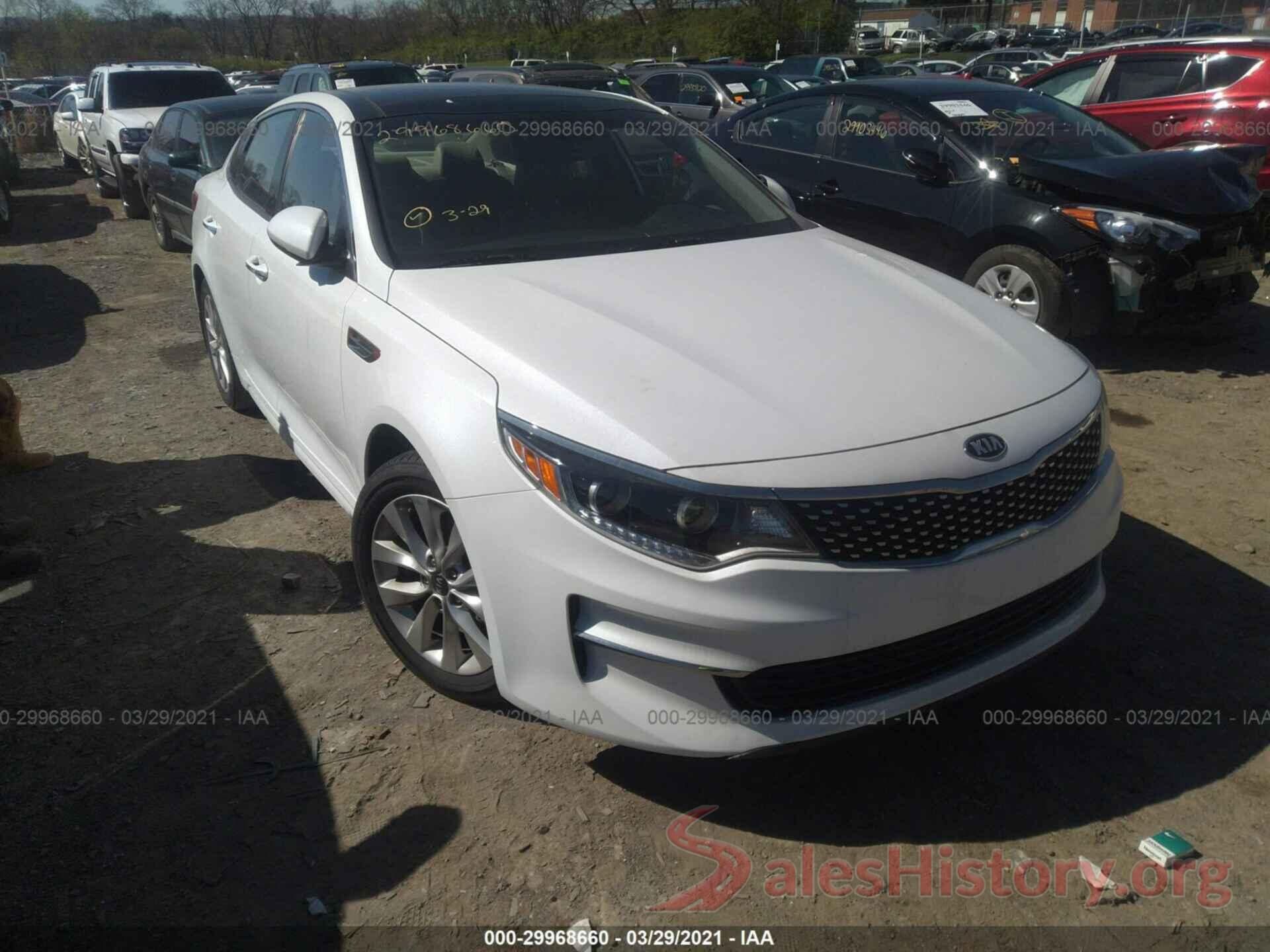 5XXGU4L3XGG031801 2016 KIA OPTIMA