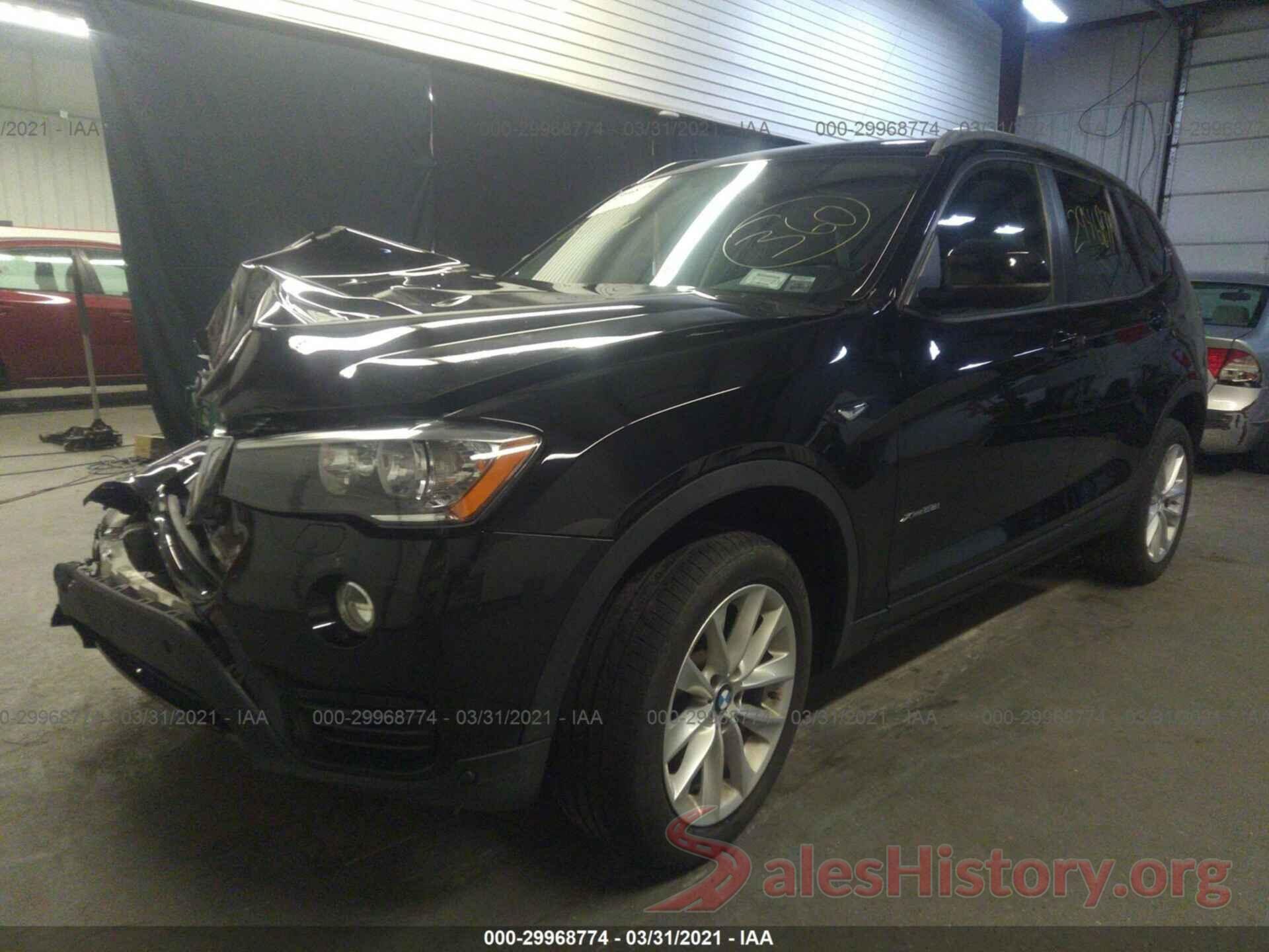 5UXWX9C58H0T12319 2017 BMW X3