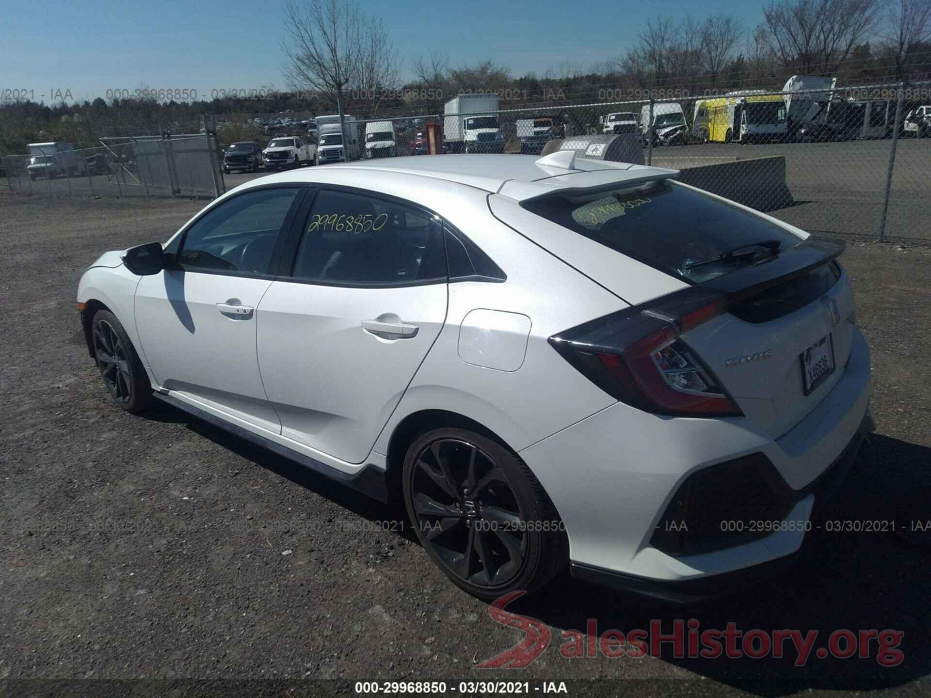 SHHFK7H90HU221321 2017 HONDA CIVIC HATCHBACK