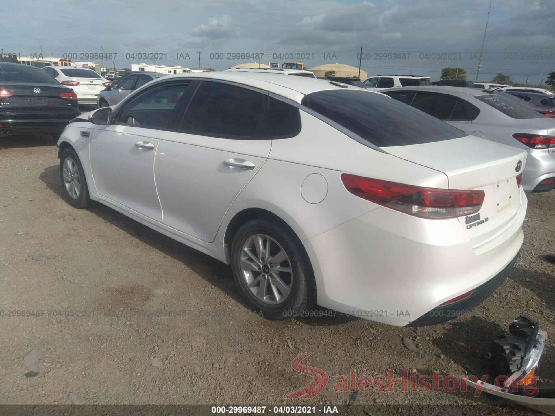 KNAGT4L36G5084306 2016 KIA OPTIMA