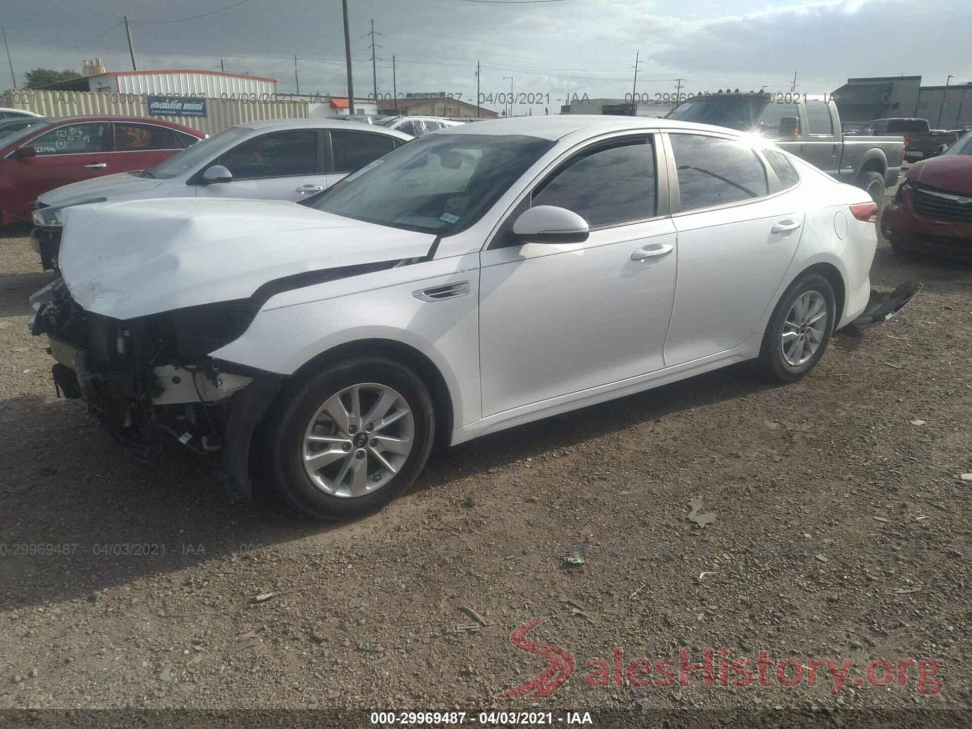 KNAGT4L36G5084306 2016 KIA OPTIMA