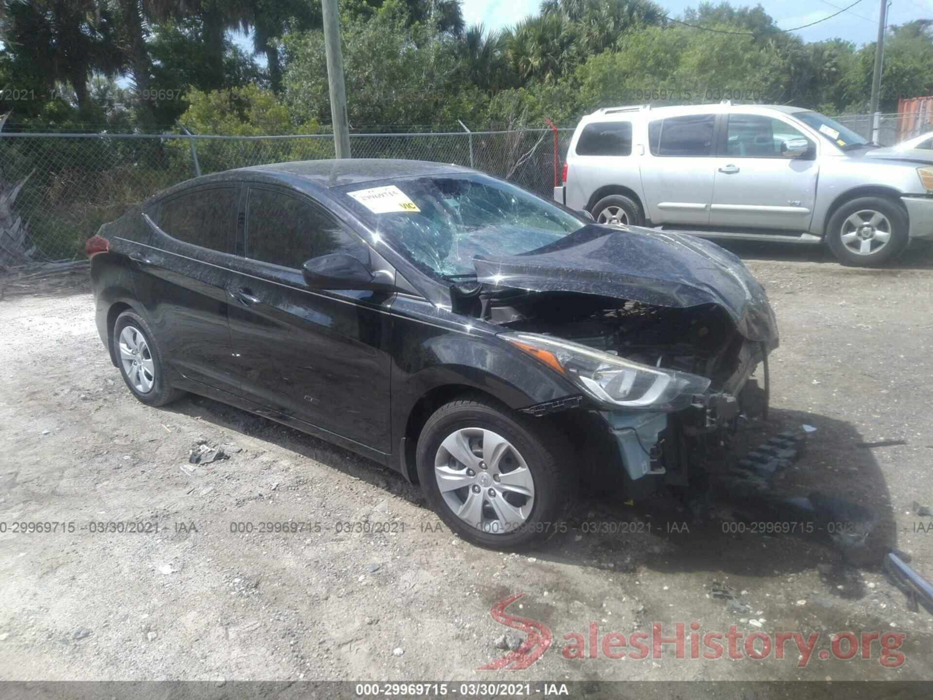 5NPDH4AEXGH772949 2016 HYUNDAI ELANTRA