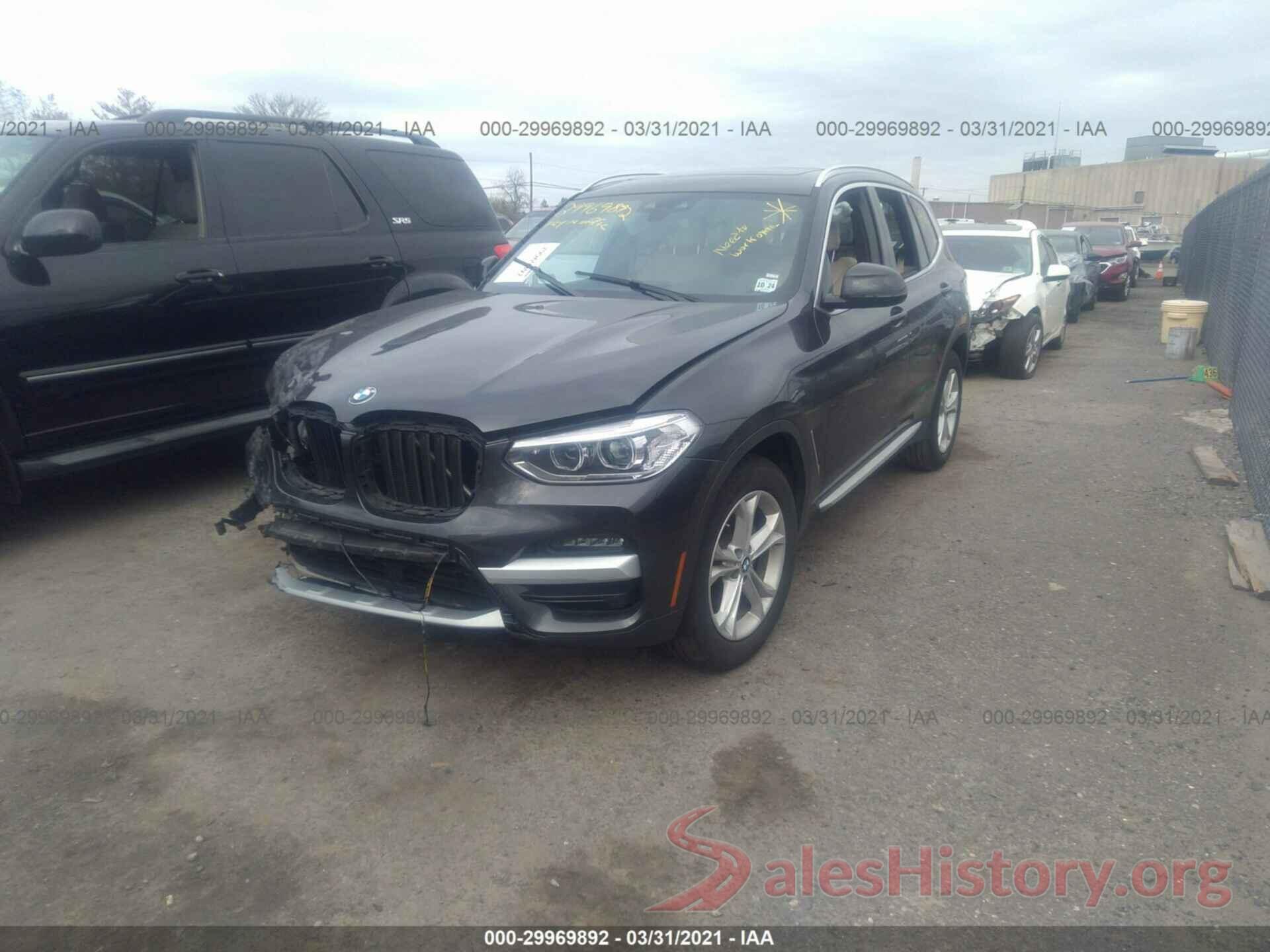 5UXTY5C09LLT37329 2020 BMW X3