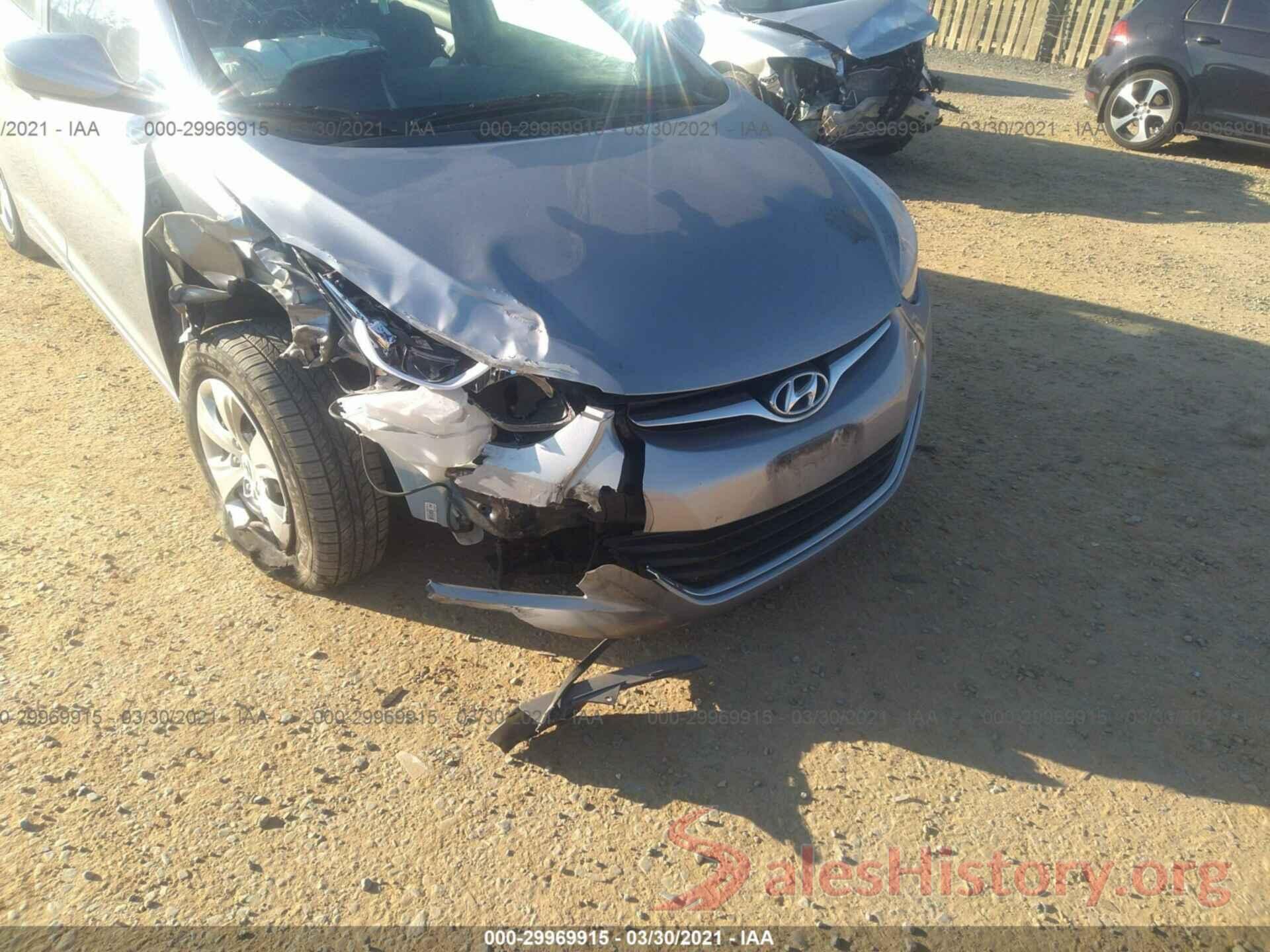 5NPDH4AE0GH719595 2016 HYUNDAI ELANTRA