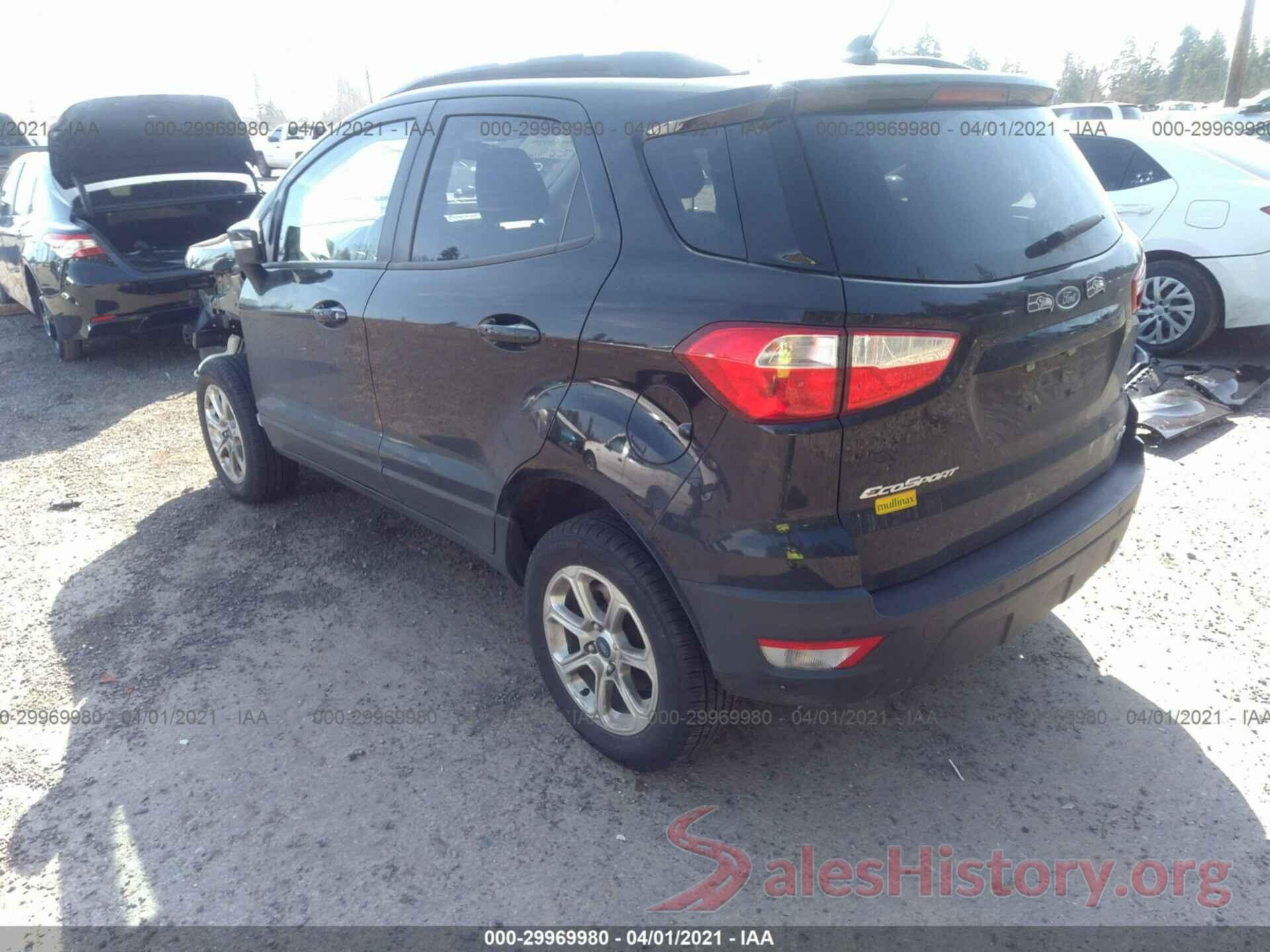 MAJ6S3GL0KC257446 2019 FORD ECOSPORT