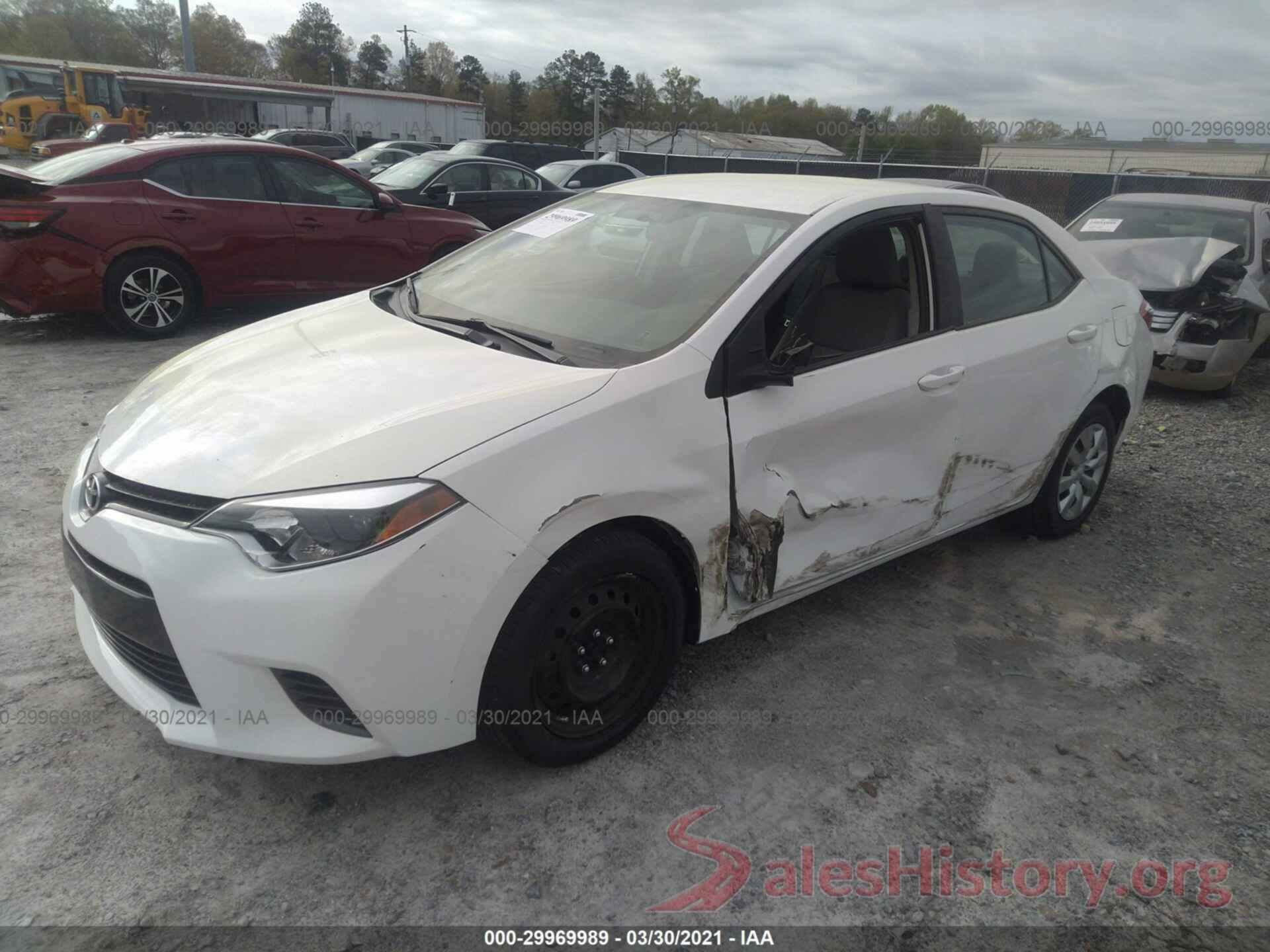 5YFBURHE9GP509134 2016 TOYOTA COROLLA