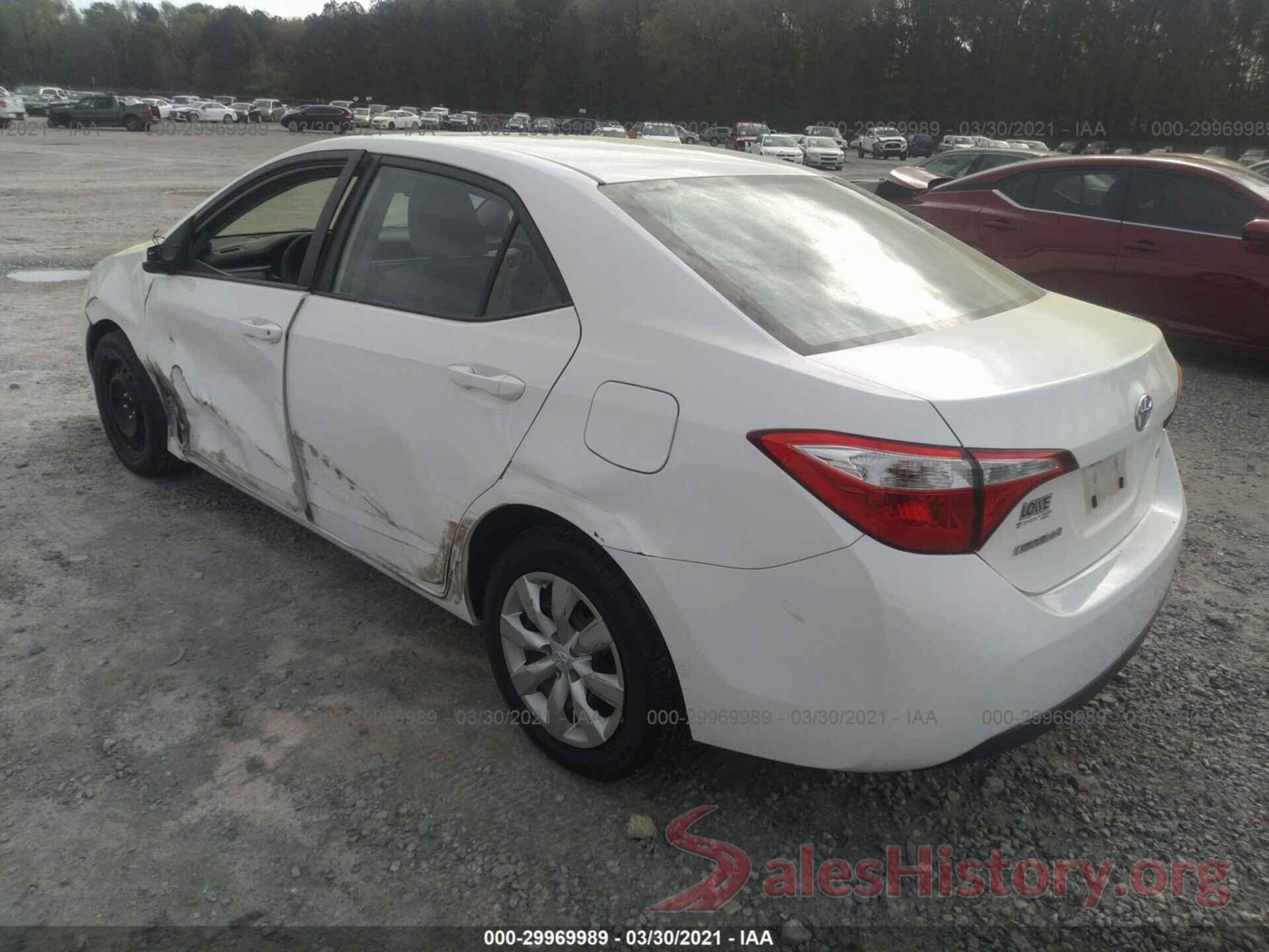 5YFBURHE9GP509134 2016 TOYOTA COROLLA