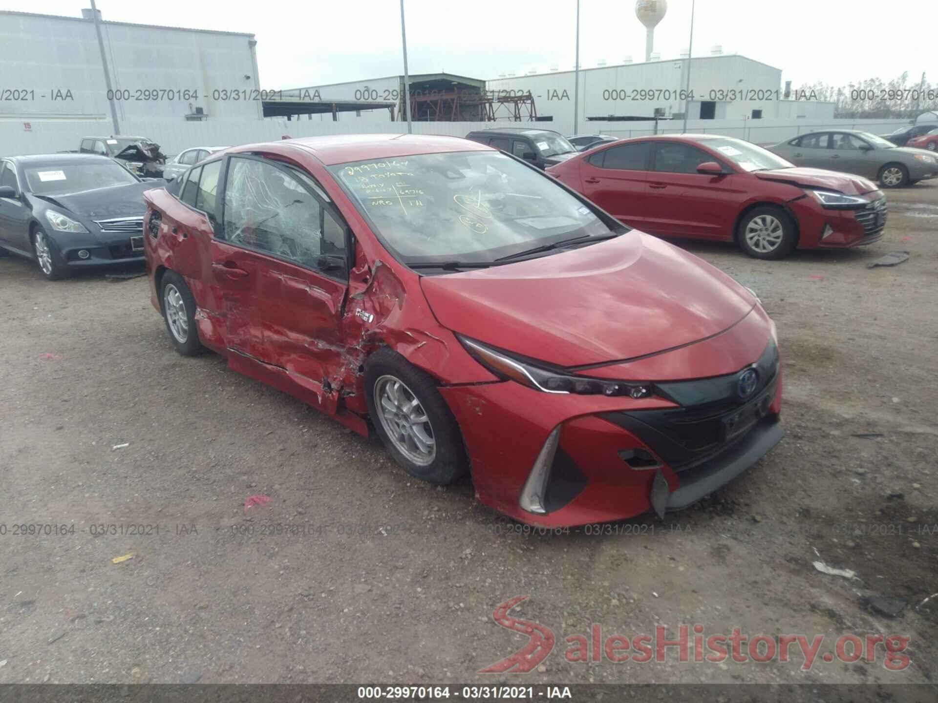 JTDKARFP5J3083830 2018 TOYOTA PRIUS PRIME