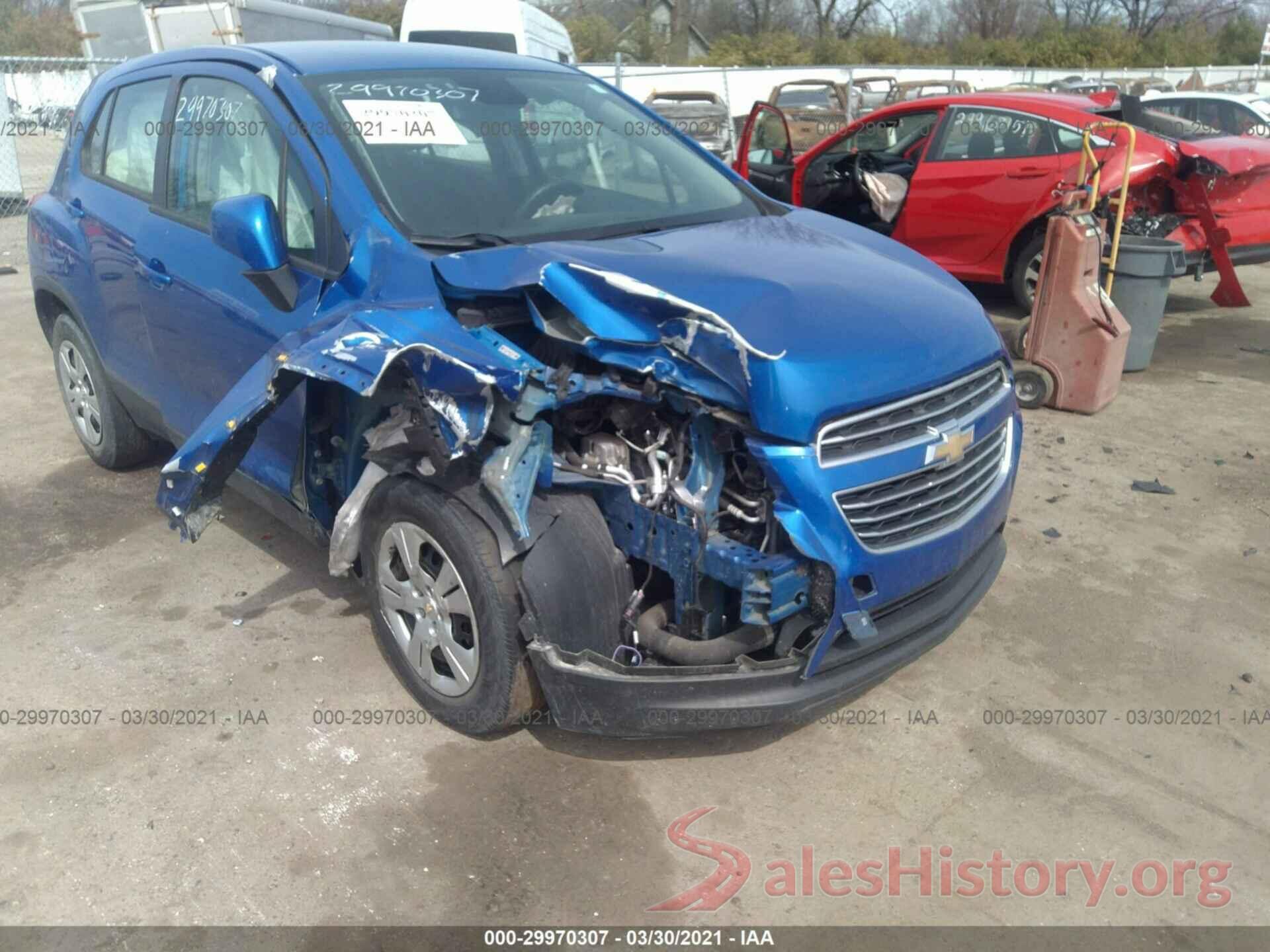 KL7CJKSBXGB677170 2016 CHEVROLET TRAX