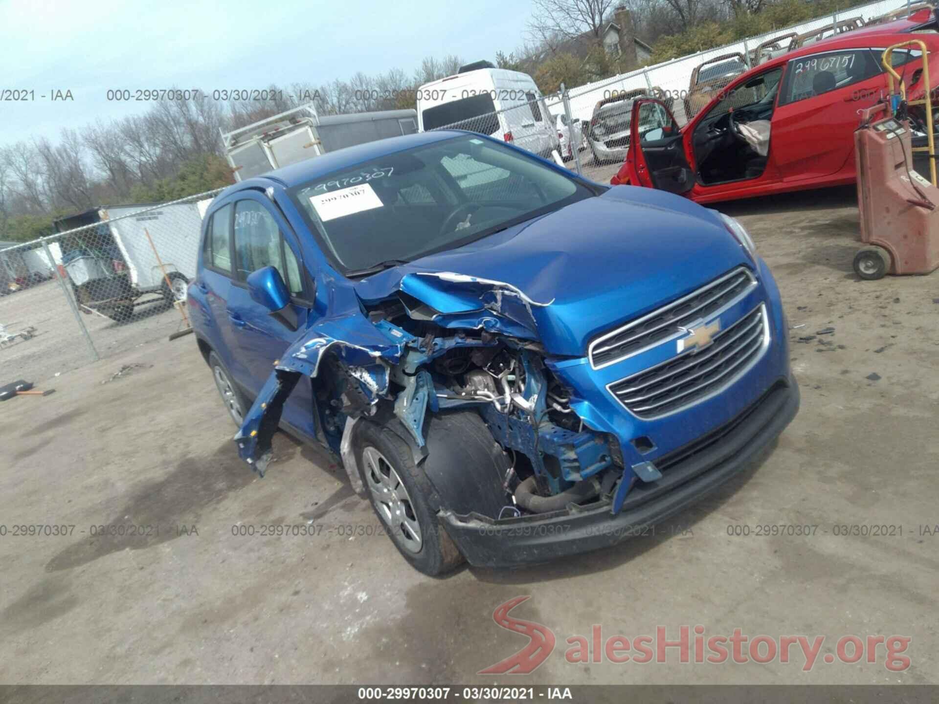 KL7CJKSBXGB677170 2016 CHEVROLET TRAX