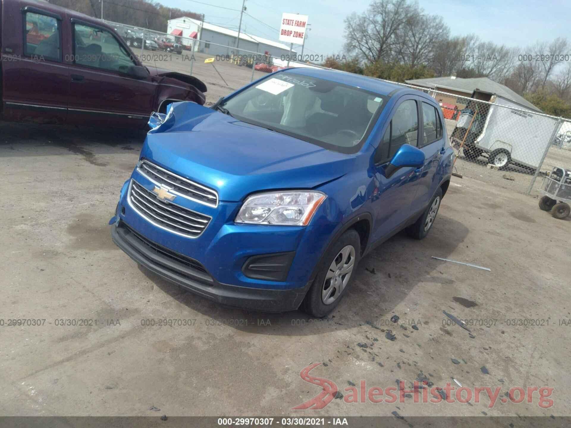 KL7CJKSBXGB677170 2016 CHEVROLET TRAX