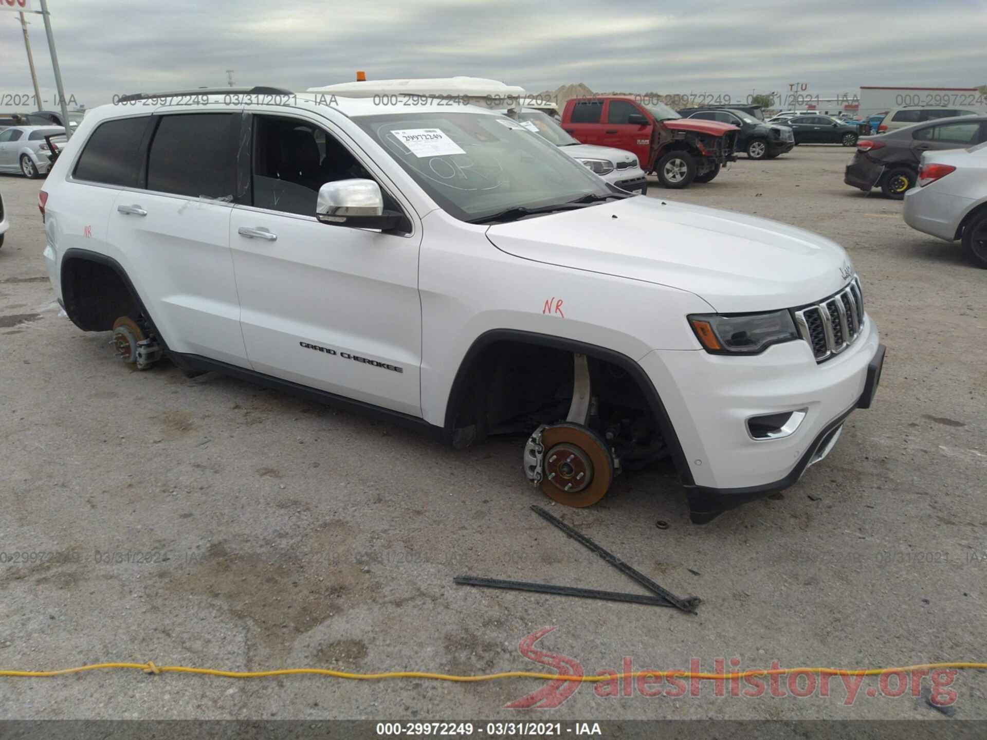 1C4RJFBGXHC617658 2017 JEEP GRAND CHEROKEE